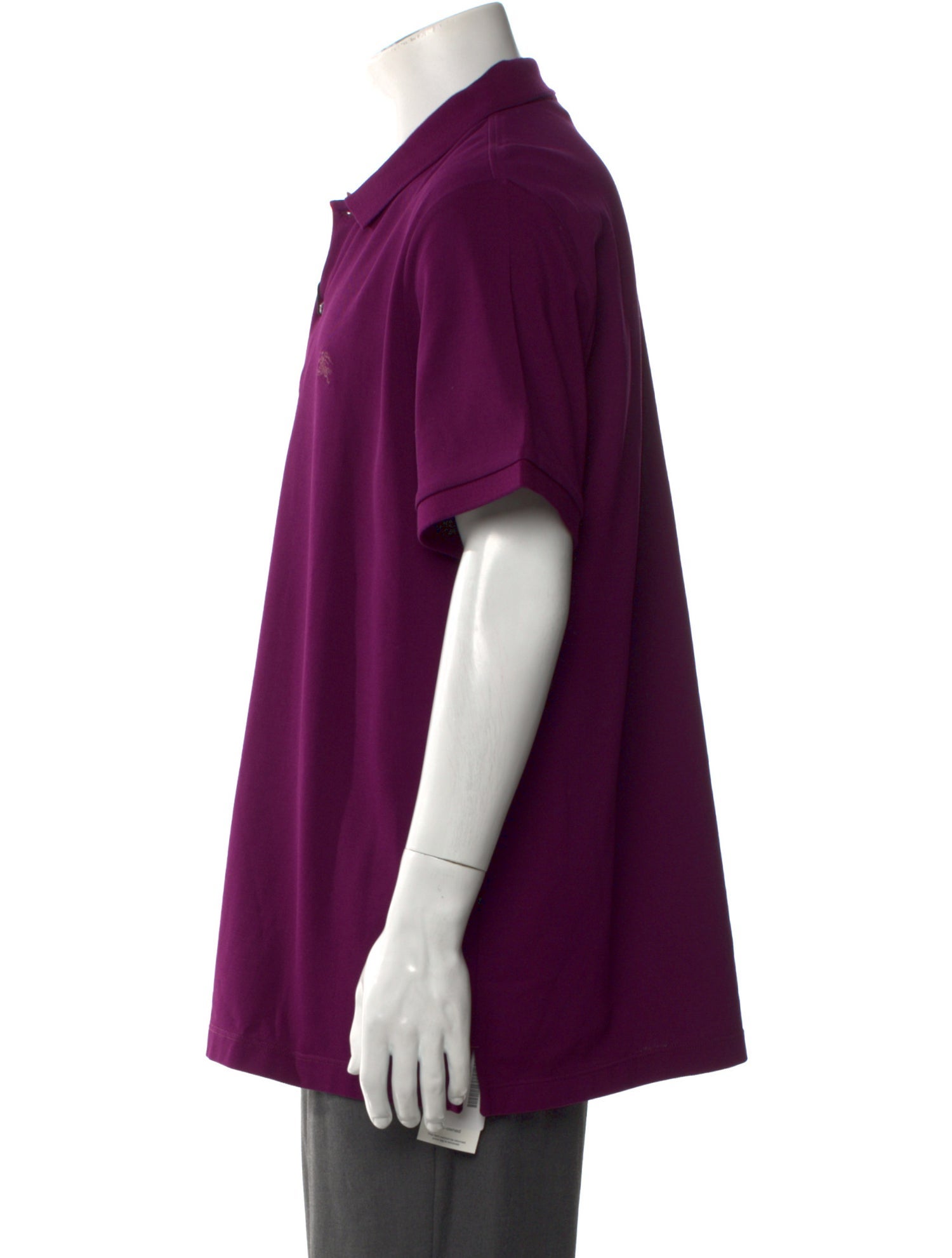 Burberry Signature Logo Collar Polo Shirt w/ Tags