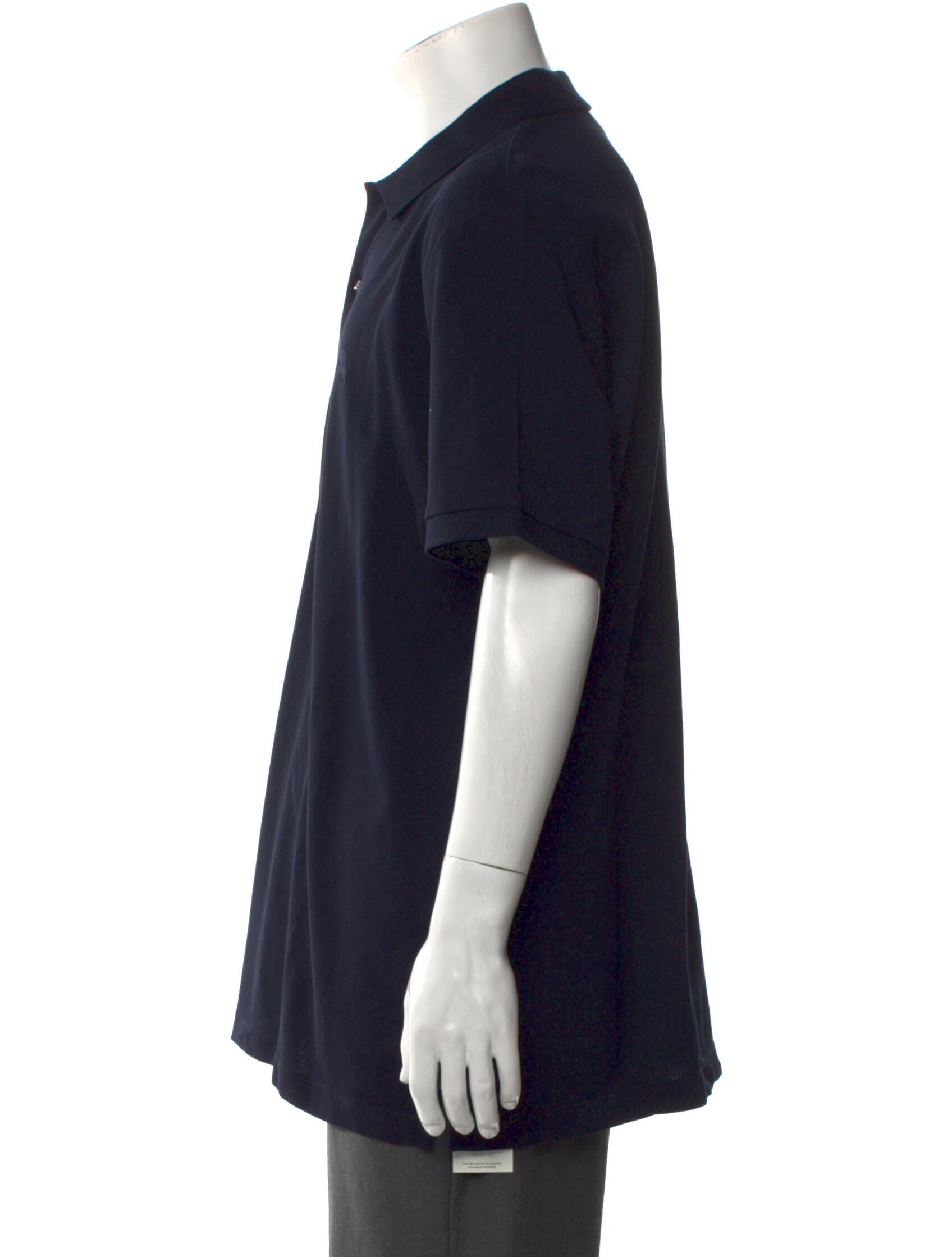 Burberry House Check Pattern Crew Neck Polo Shirt