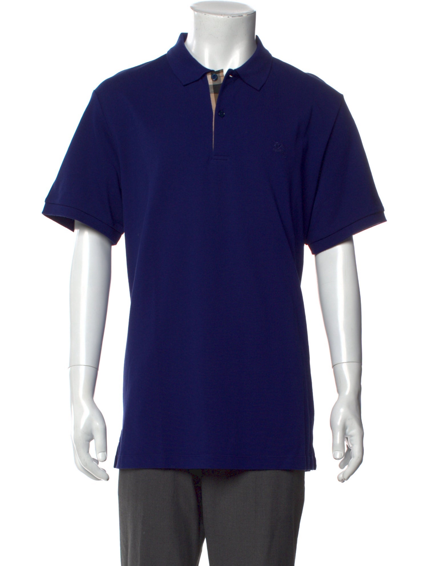 Burberry London Nova Check Pattern Collar Polo Shirt w/ Tags