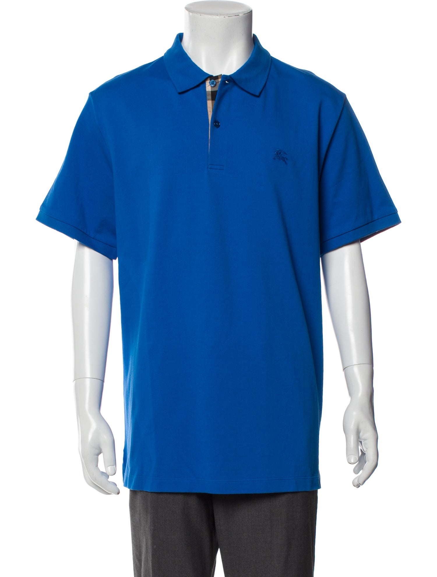 Burberry London Signature Logo Collar Polo Shirt w/ Tags