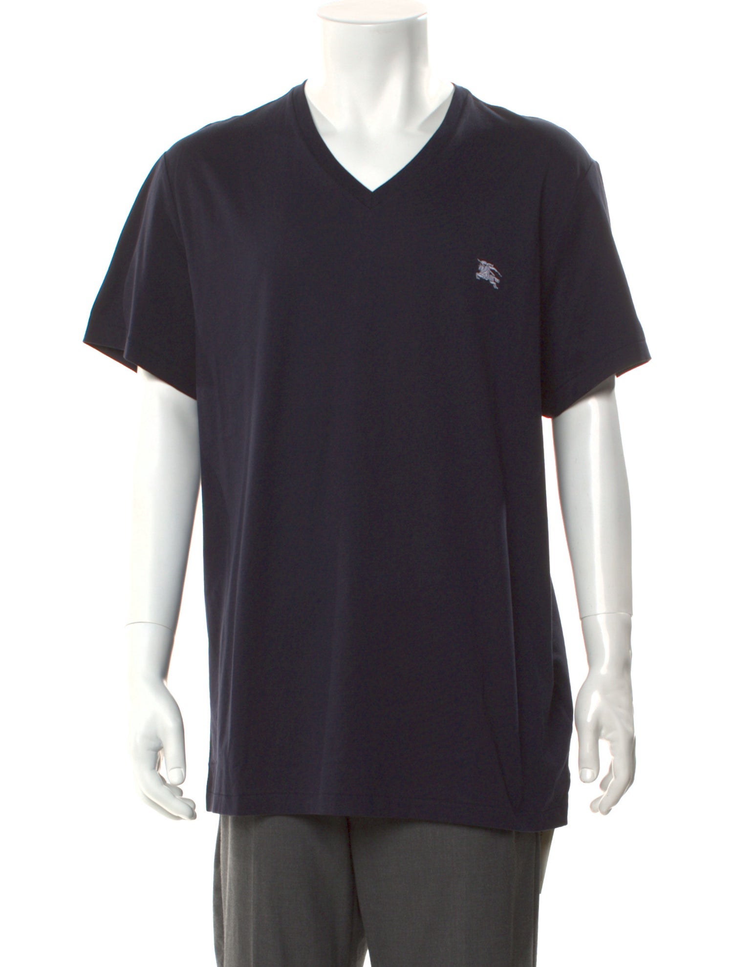 Burberry V-Neck Short Sleeve T-Shirt w/ Tags