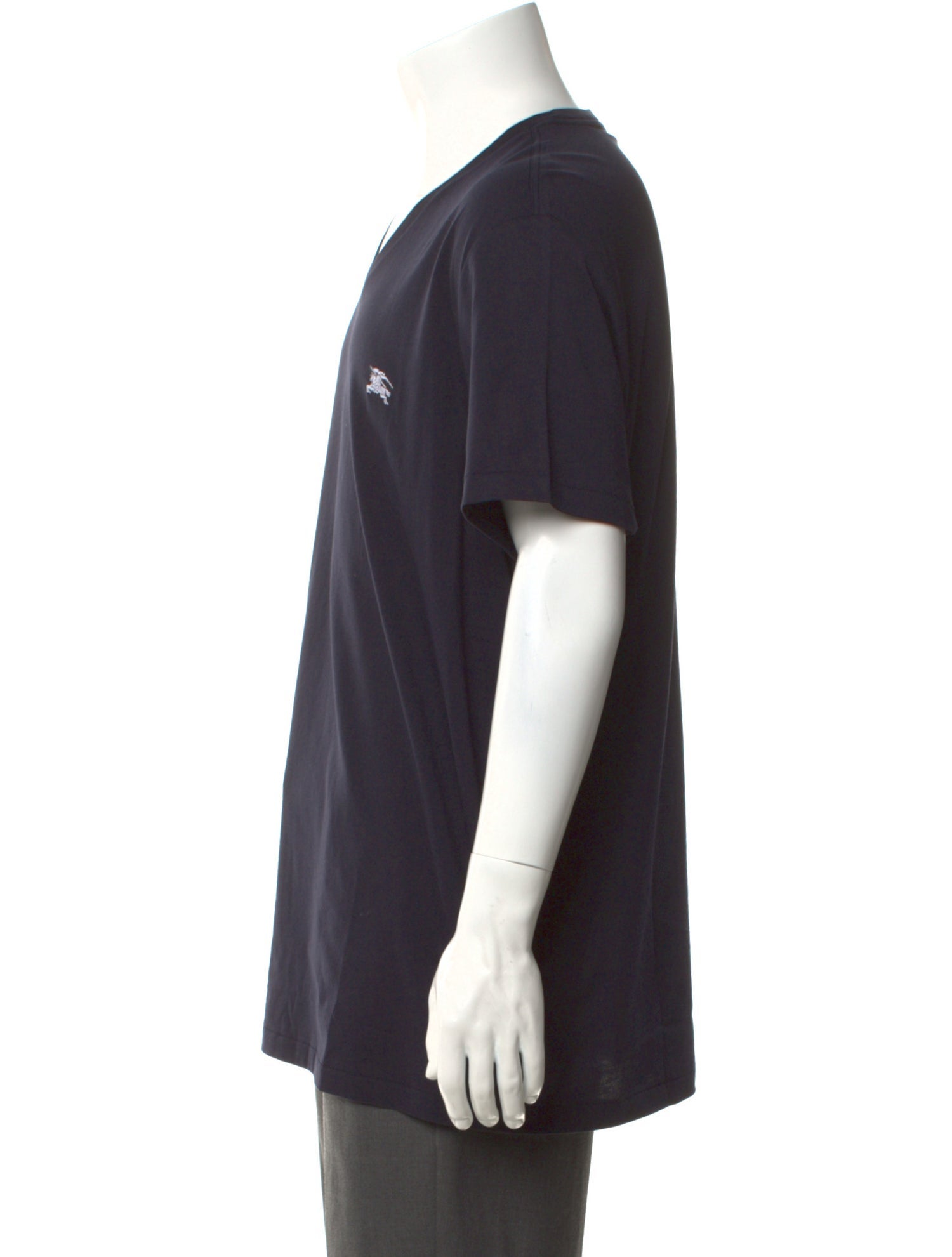 Burberry V-Neck Short Sleeve T-Shirt w/ Tags