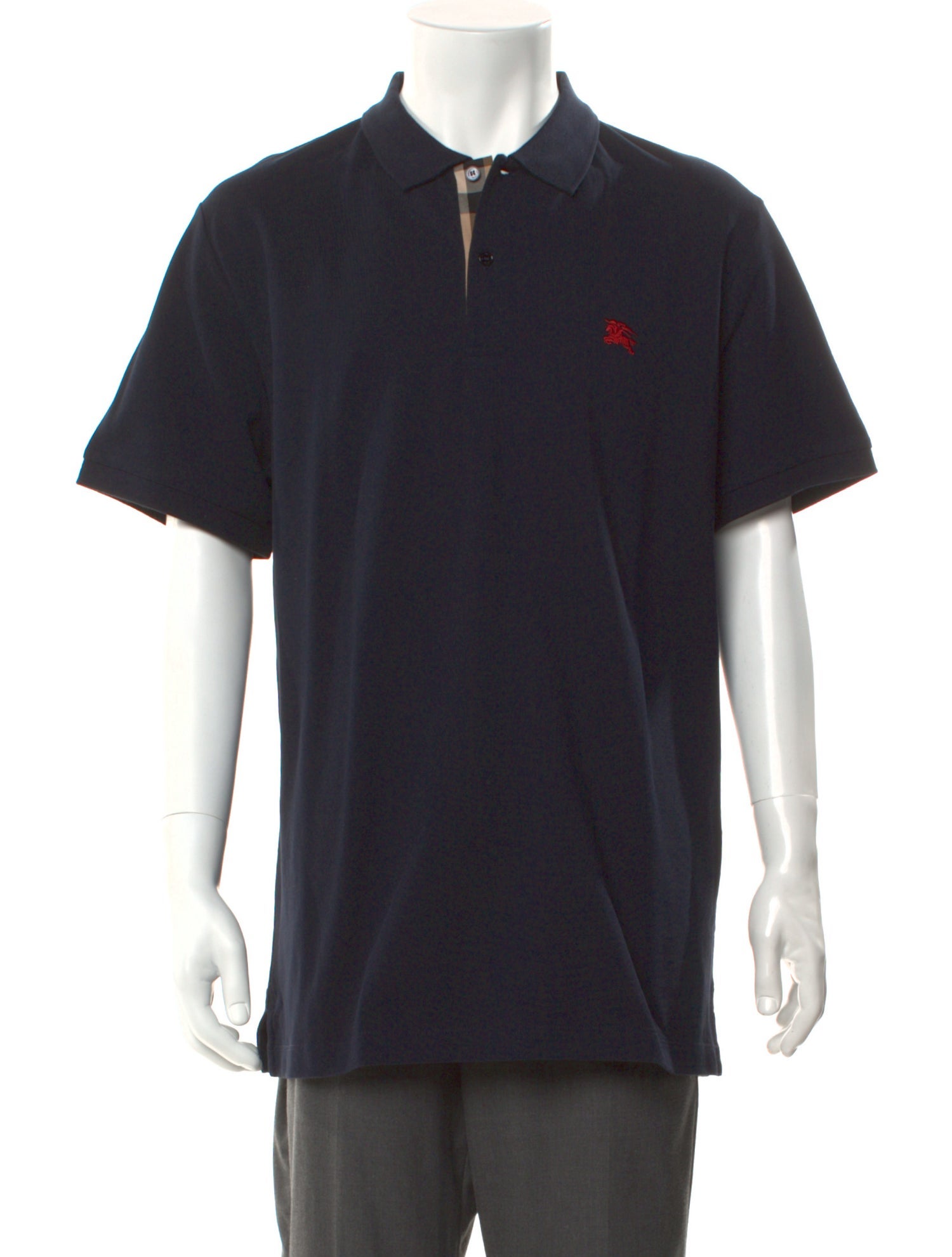 Burberry Collar Short Sleeve Polo Shirt w/ Tags