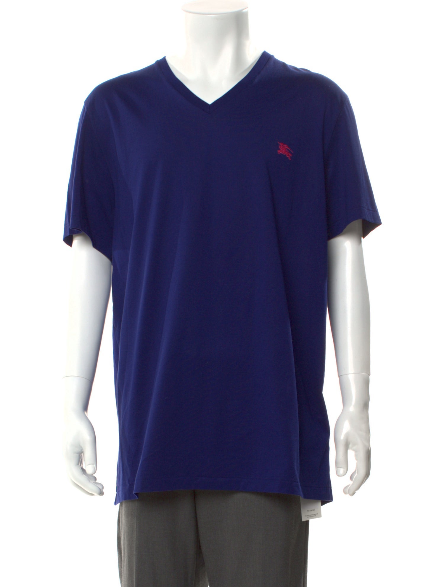 Burberry V-Neck Short Sleeve T-Shirt
