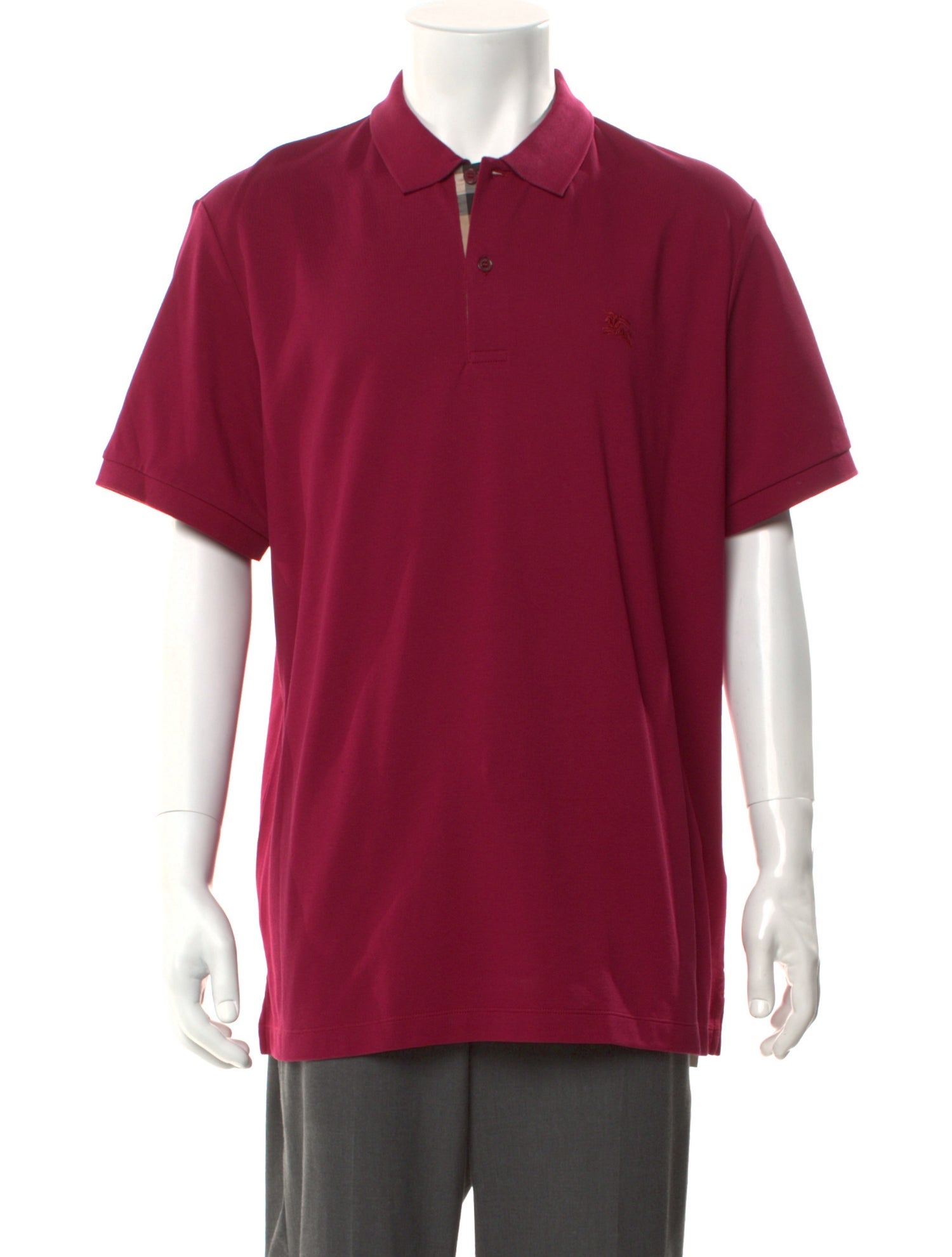 Burberry Collar Short Sleeve Polo Shirt w/ Tags