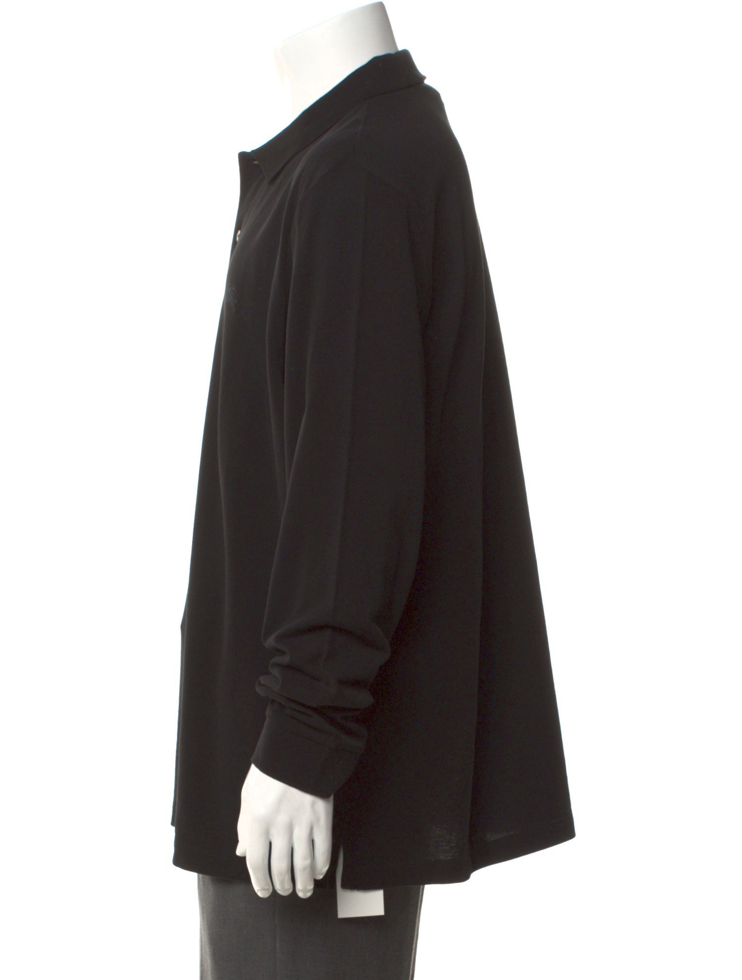 Burberry Collar Long Sleeve Polo Shirt w/ Tags