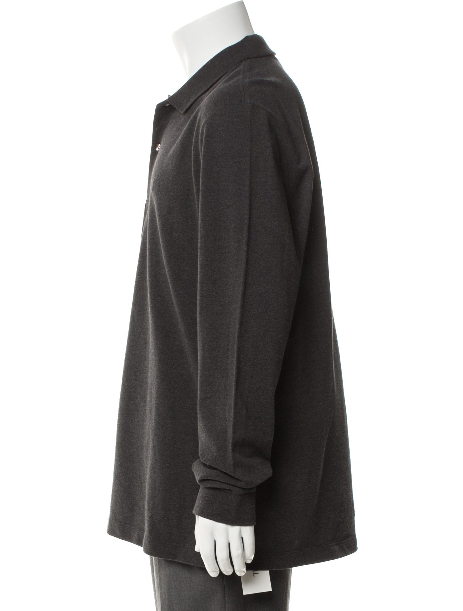 Burberry Collar Long Sleeve Polo Shirt w/ Tags