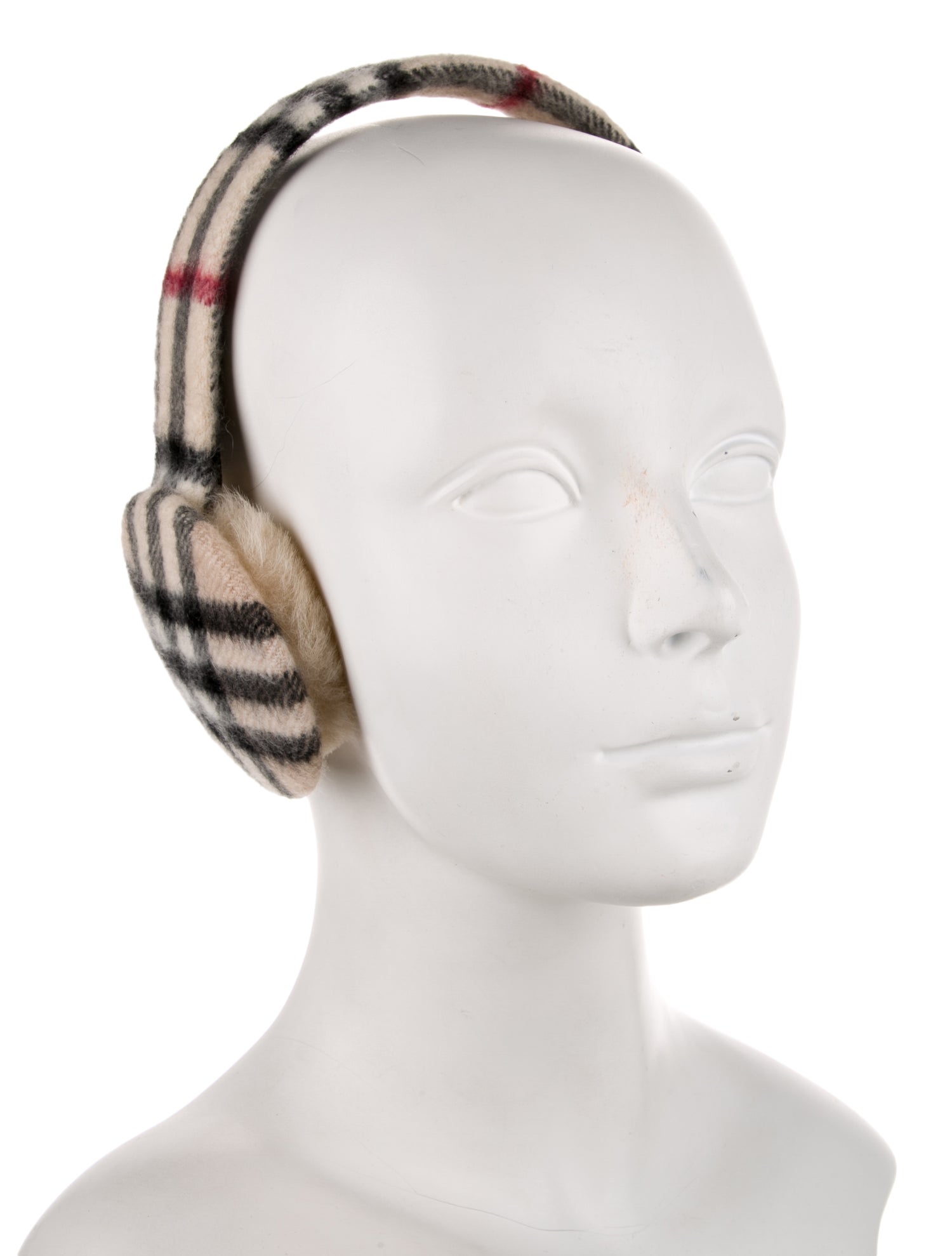 Burberry London Pattern Print Earmuffs.