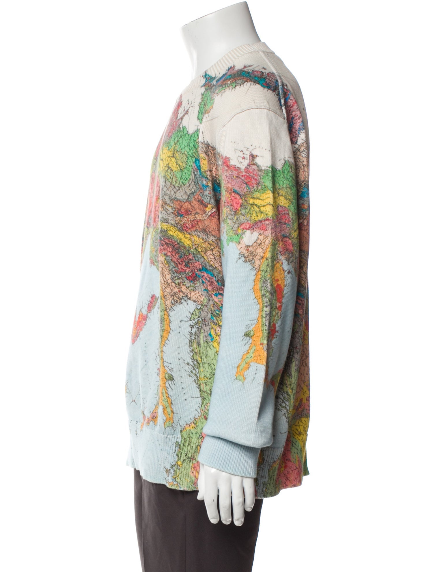 Burberry Printed Crew Neck Pullover