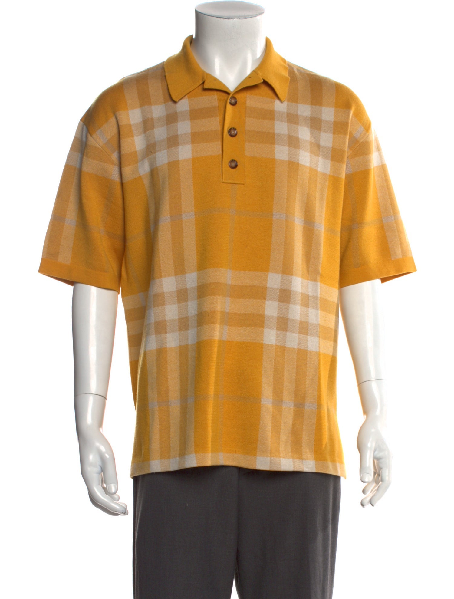 Burberry Exploded Check Pattern Wool Shirt