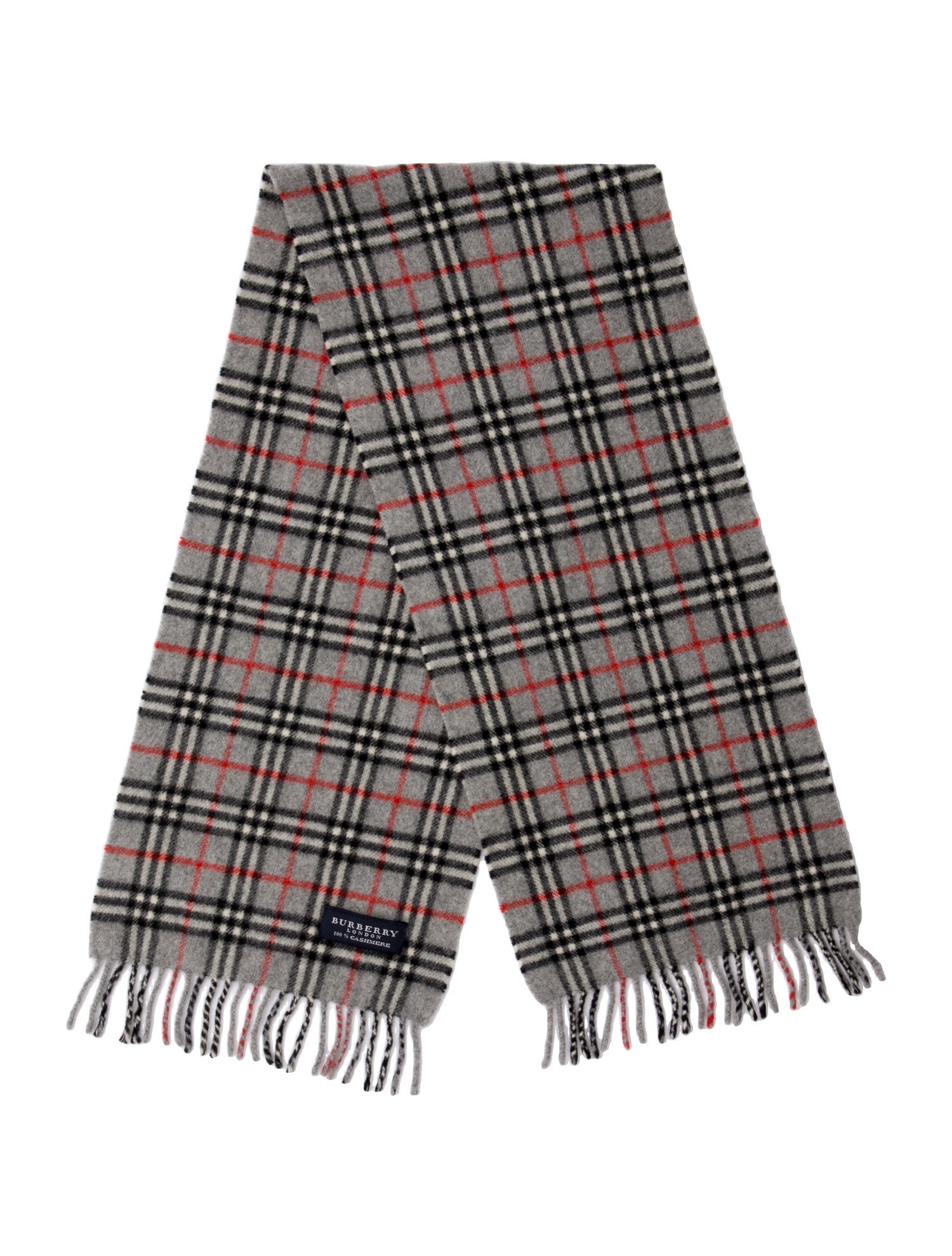 Burberry London Cashmere Striped Scarf
