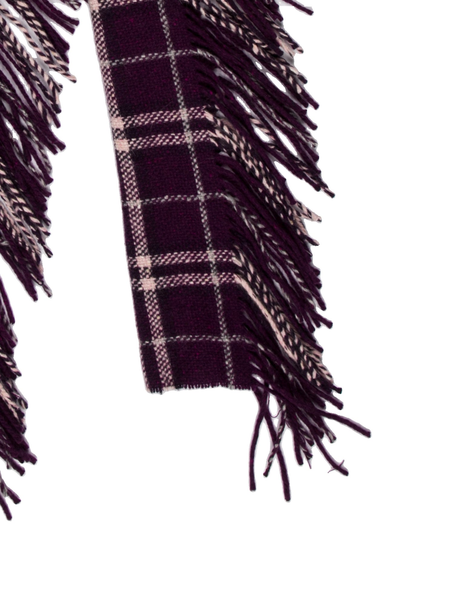 Burberry London Hooded Knit Shawl Wool Shawl