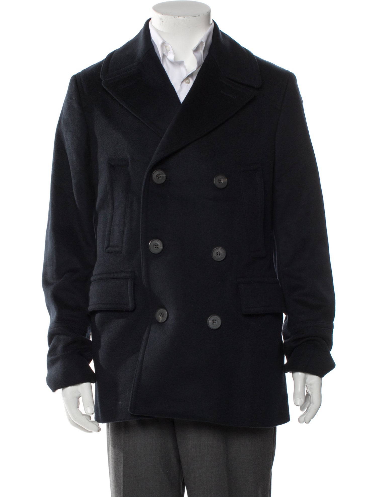 Burberry London Virgin Wool Peacoat w/ Tags