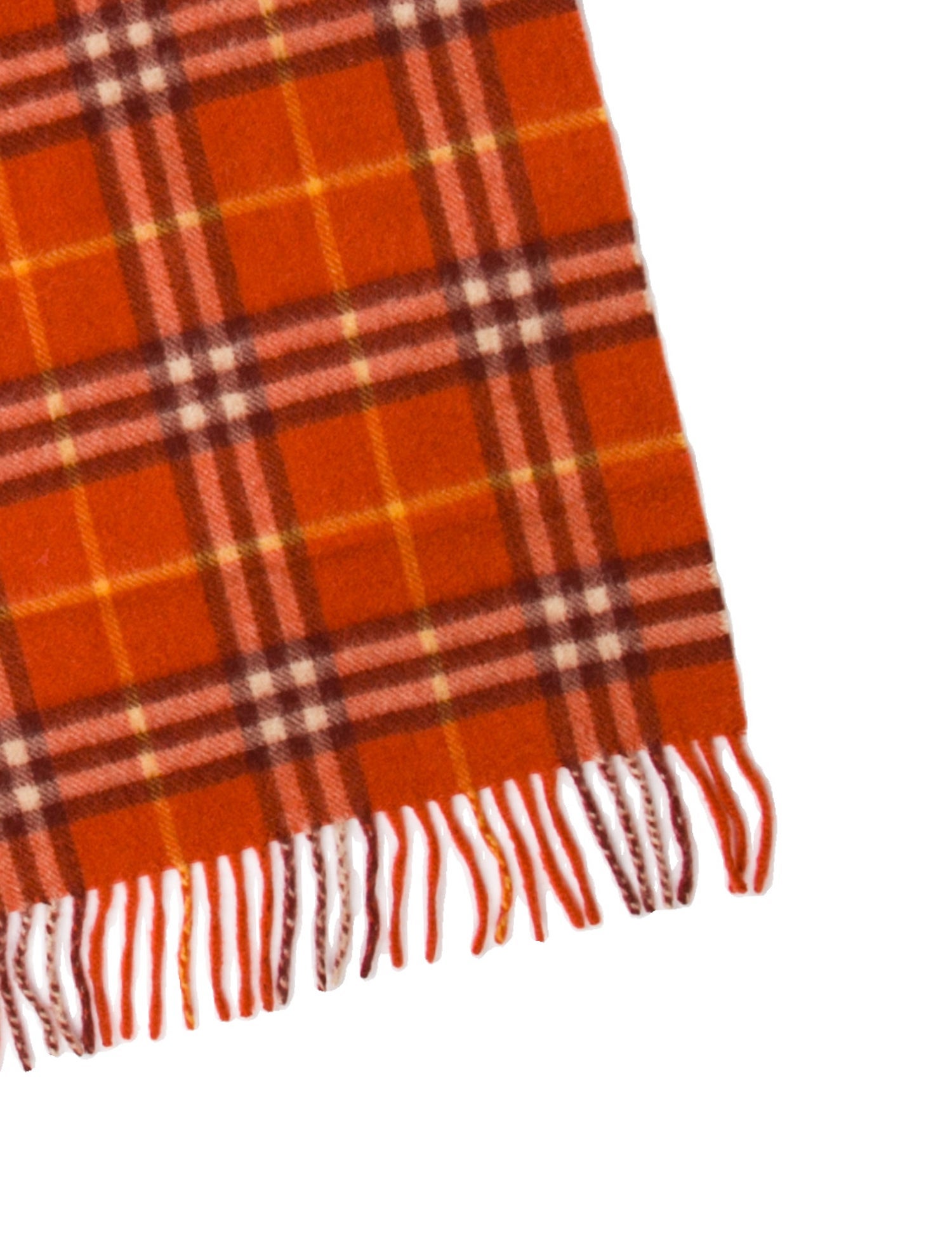Burberry London Cashmere Nova Check Pattern Scarf