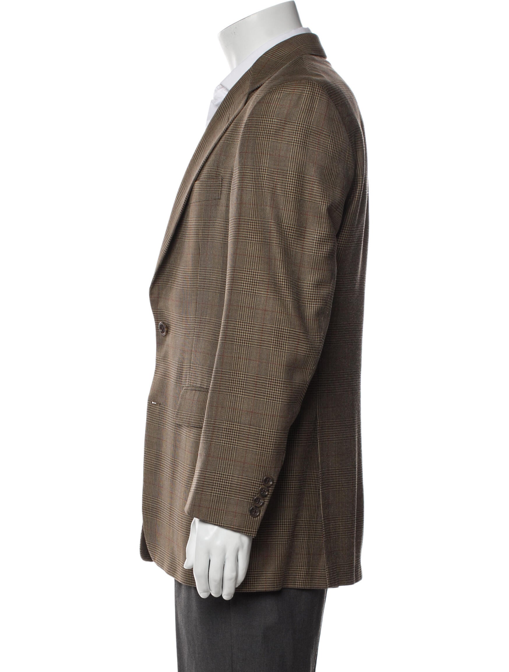 Paul Harnden Shoemakers 2021 Printed Blazer - White Suiting