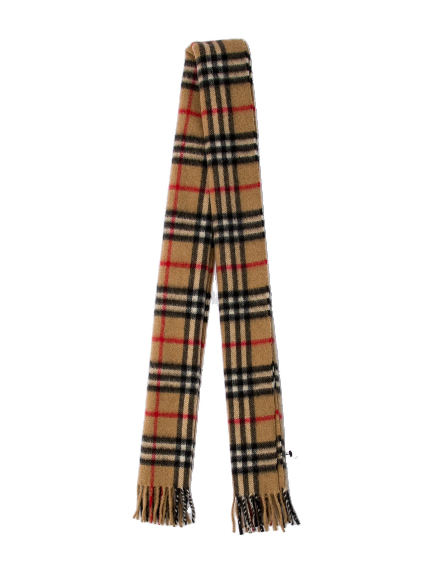 Burberry London Cashmere Nova Check Pattern Scarf