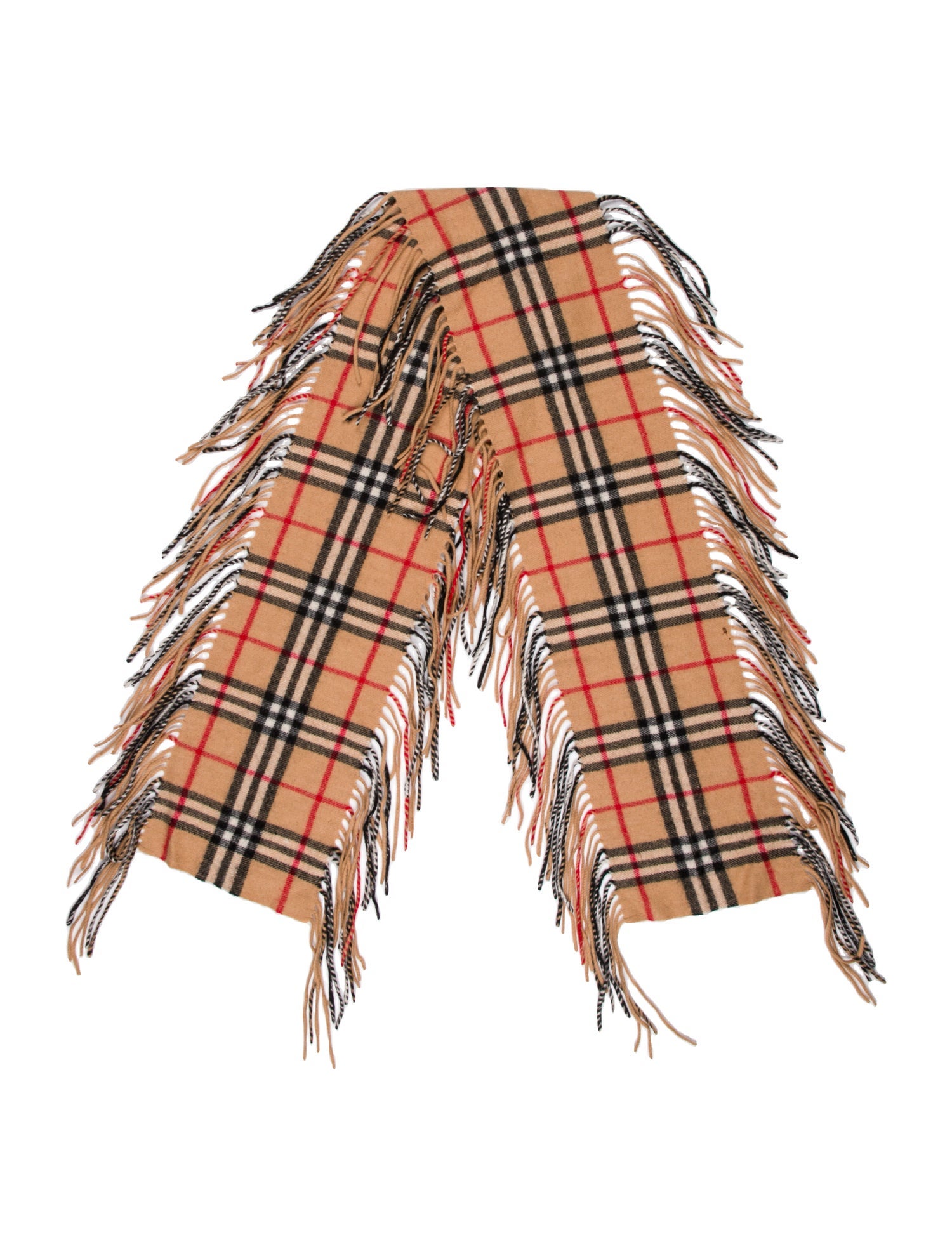 Burberry London Cashmere House Check Pattern Scarf