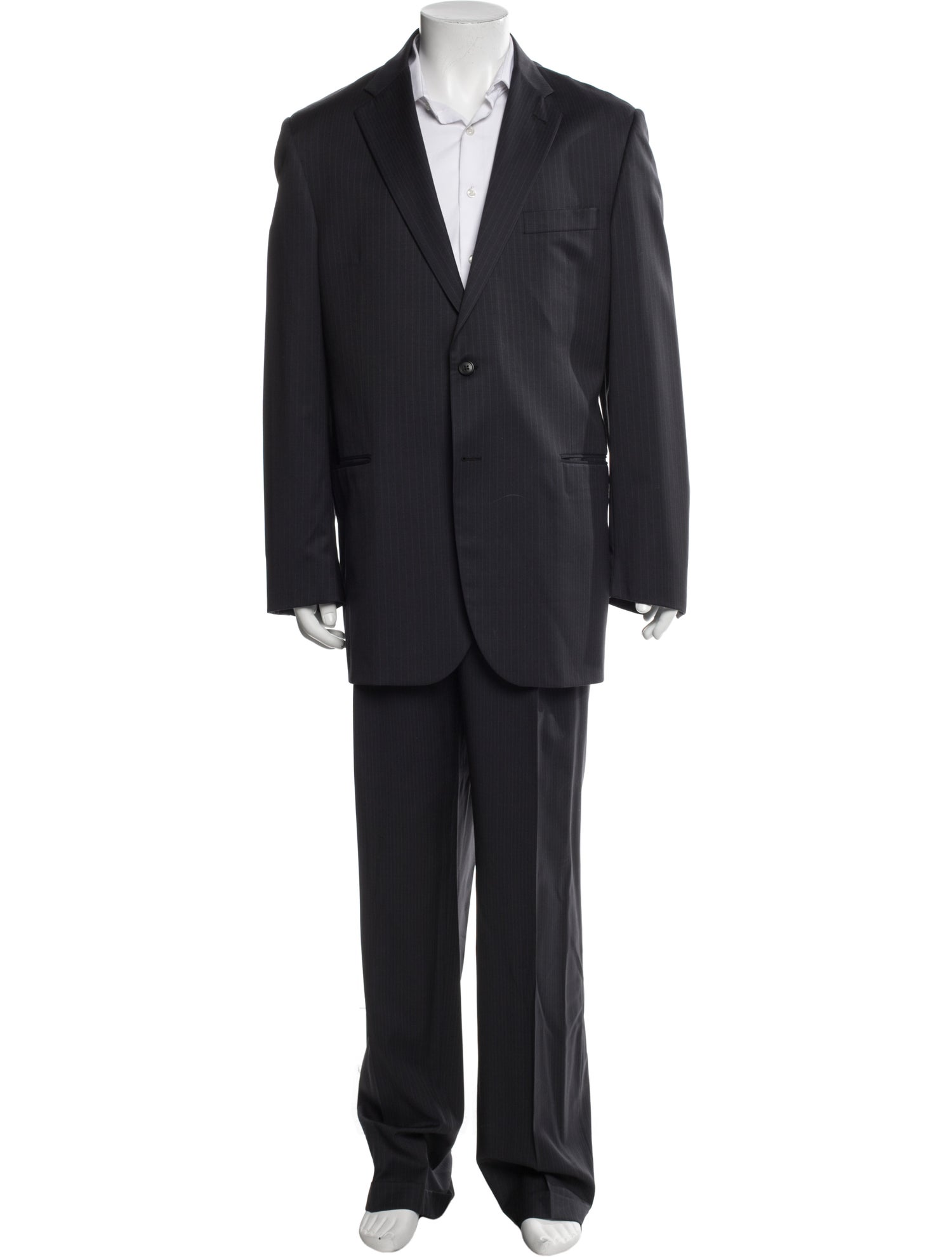 Burberry London Wool Striped Suit