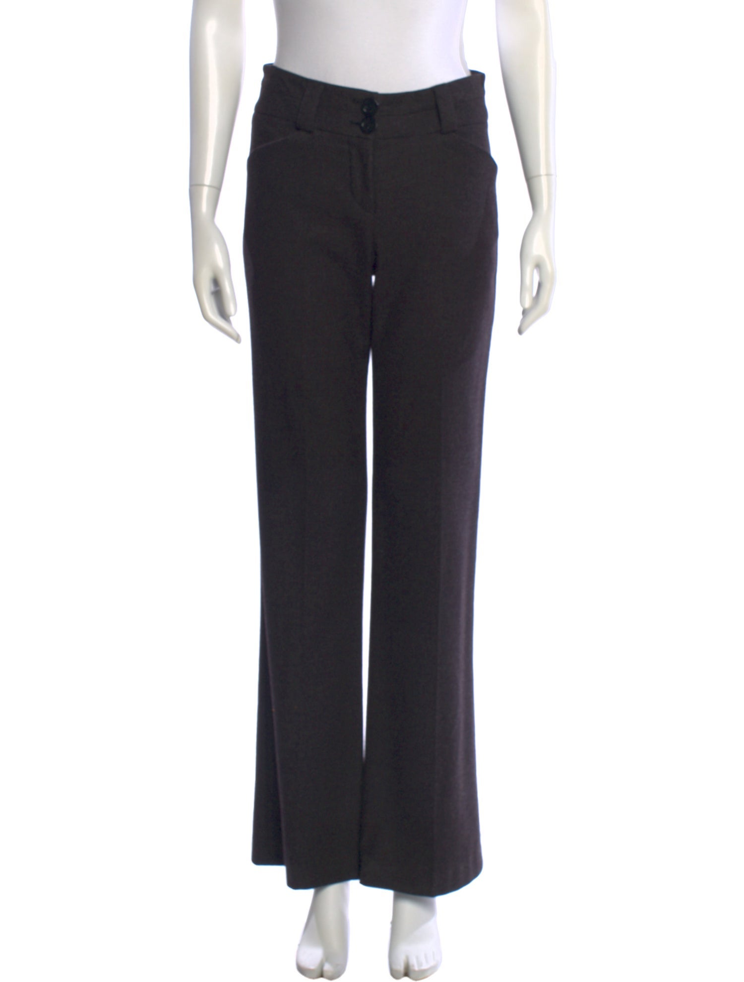 Burberry London Wool Wide Leg Pants