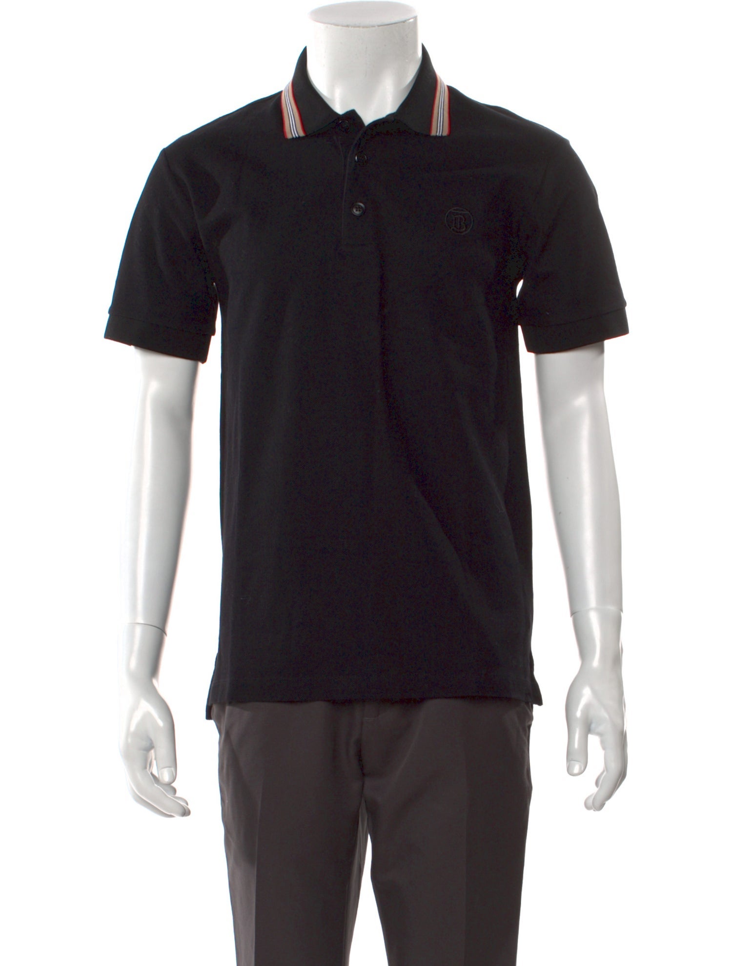 Burberry V-Neck Short Sleeve Polo Shirt w/ Tags