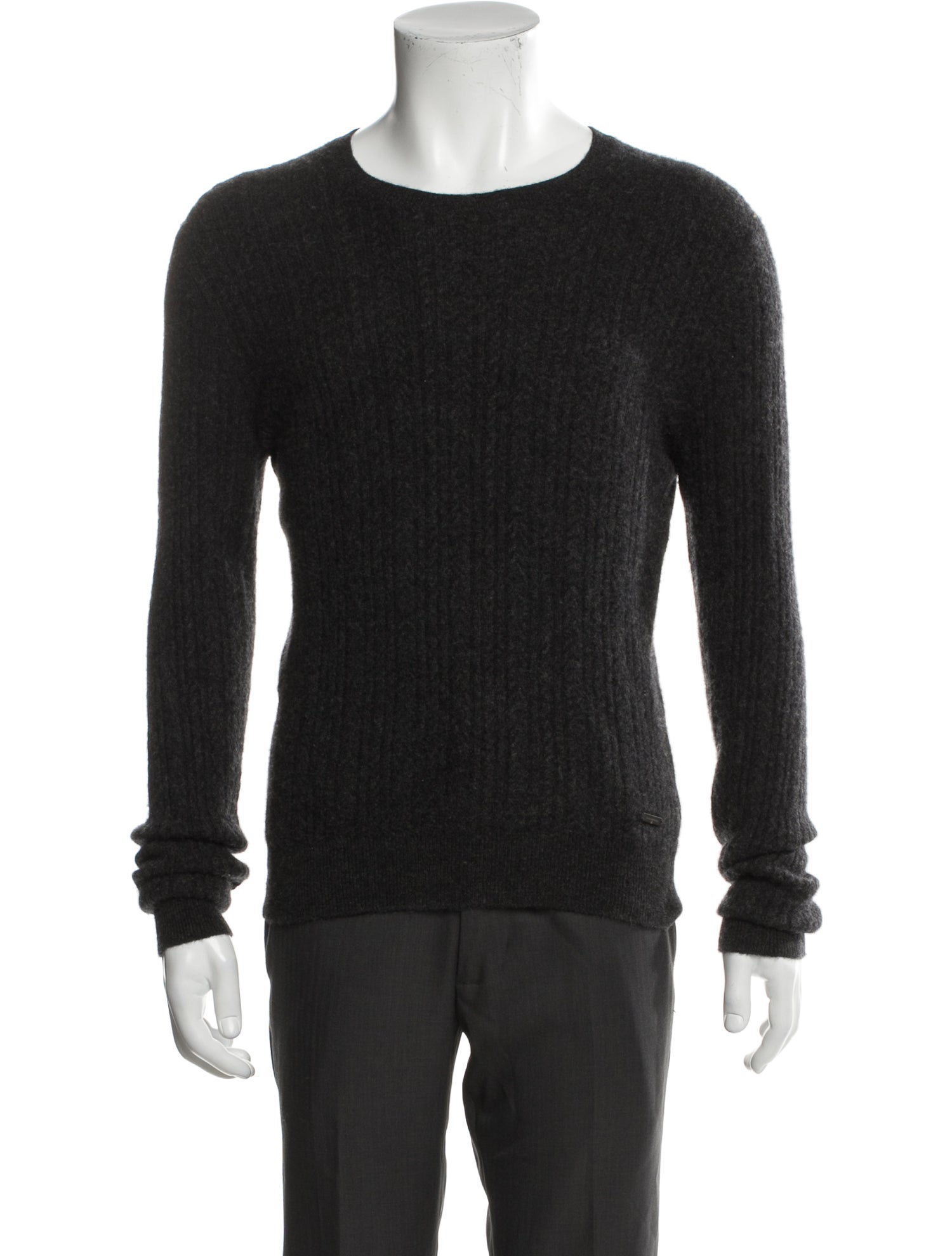 Burberry London Super Nova Check Pattern Cashmere Pullover