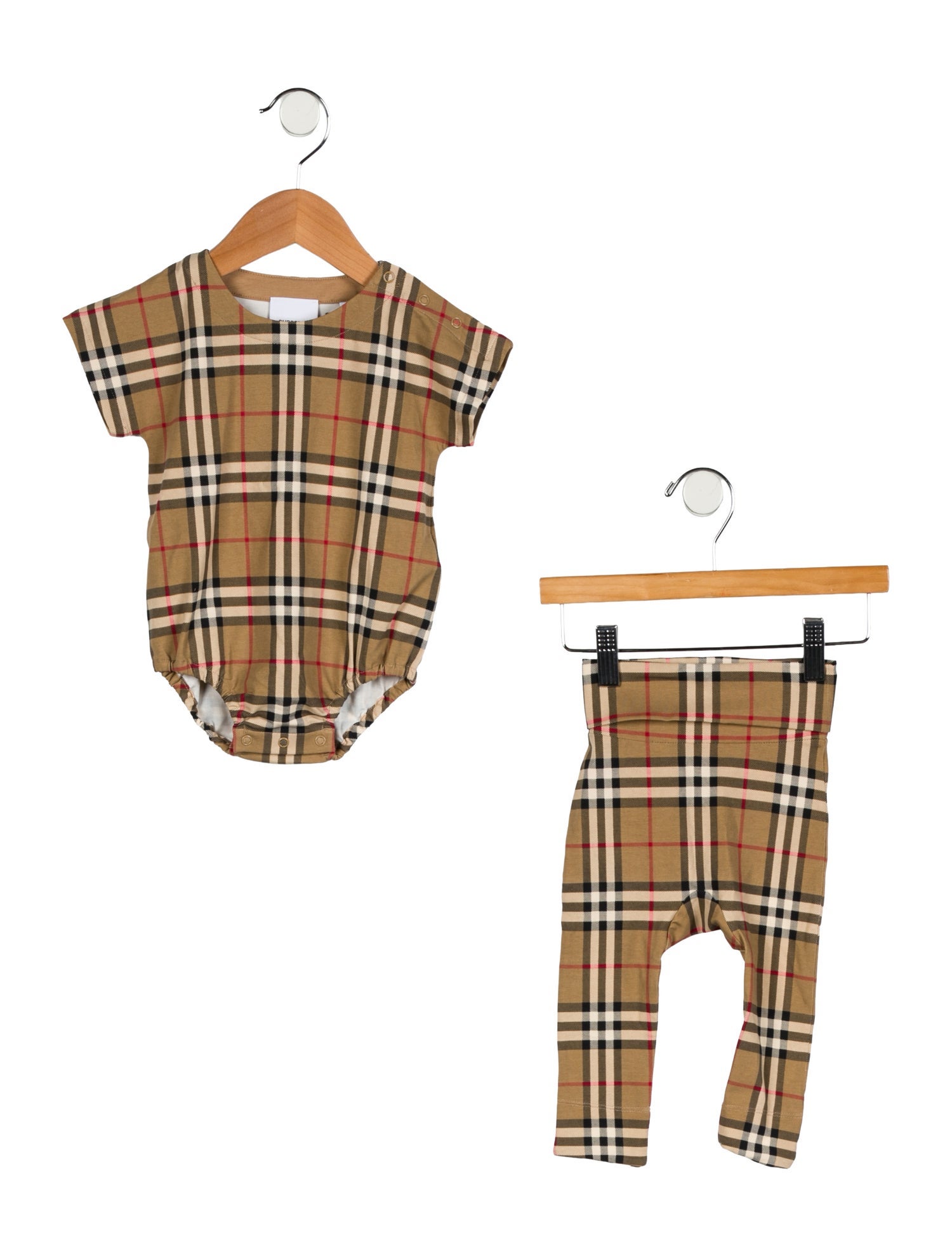 Burberry London Infant Boys' Vintage Check Onesie and Pants Set w/Tags