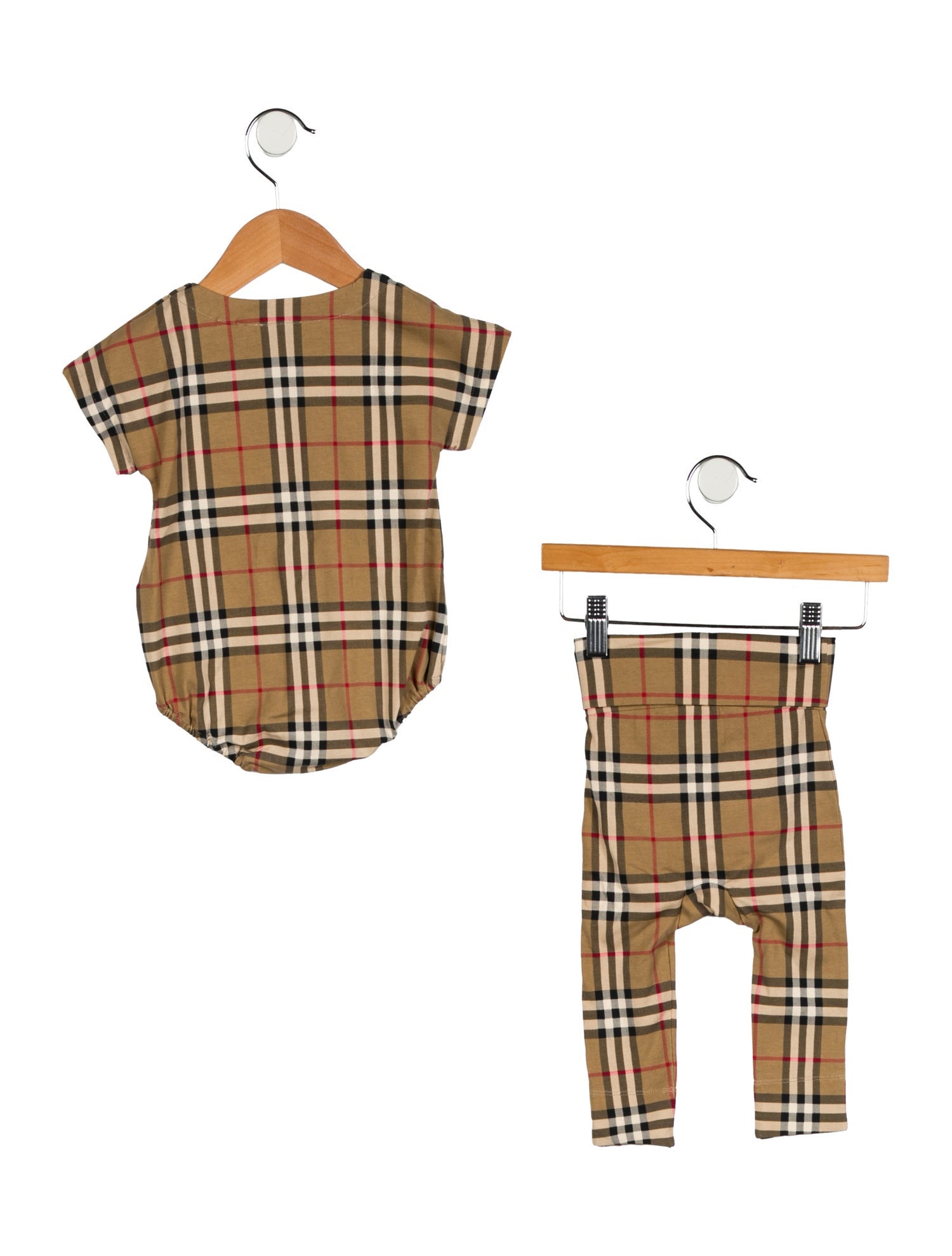 Burberry London Infant Boys' Vintage Check Onesie and Pants Set w/Tags