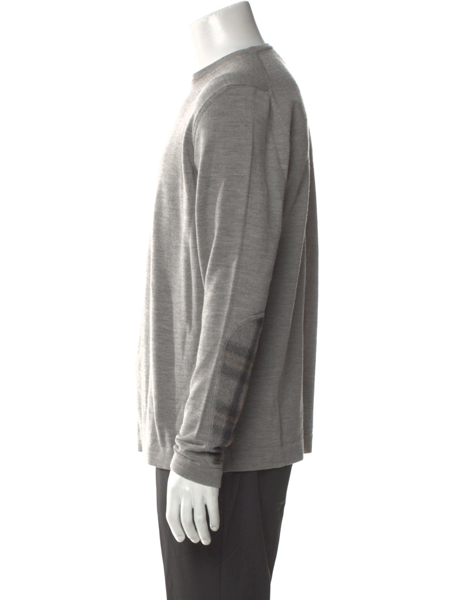 Burberry London House Check Pattern Merino Wool Pullover