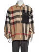 Burberry Exploded Check Pattern Wool Utility Jacket