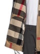 Burberry Exploded Check Pattern Wool Utility Jacket