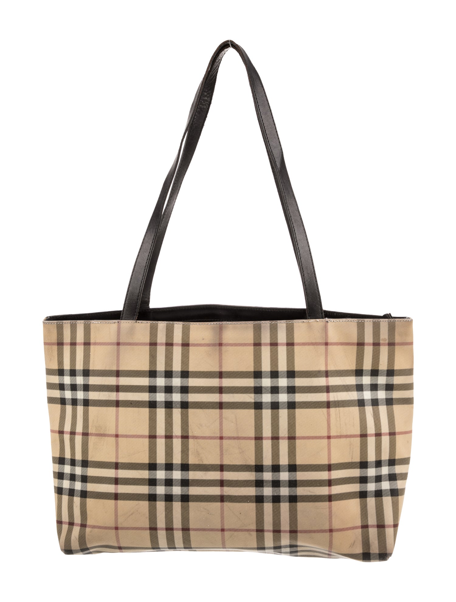 Burberry London Nova Check Tote - Neutrals Totes, Handbags