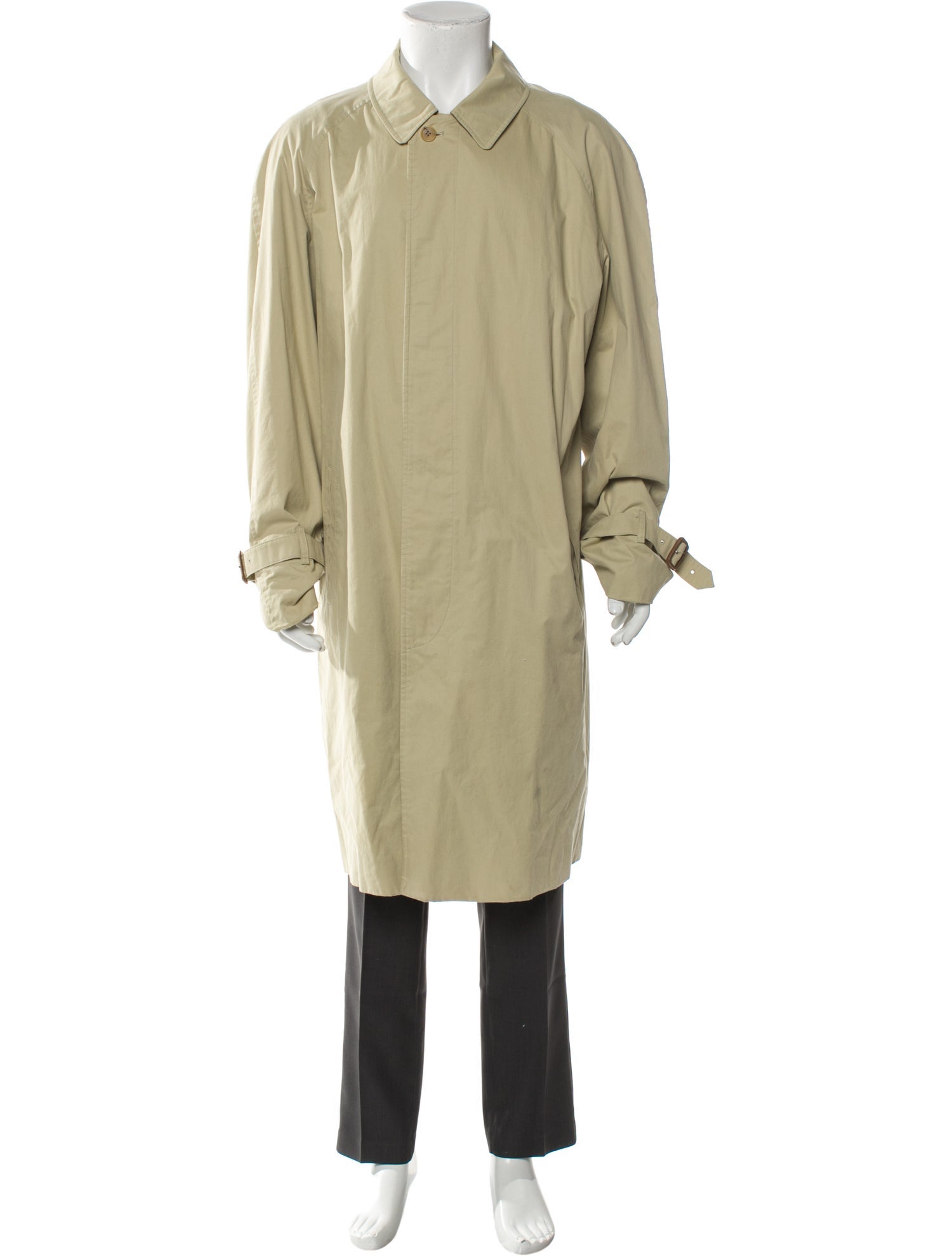 Burberry London Nova Check Pattern Trench Coat