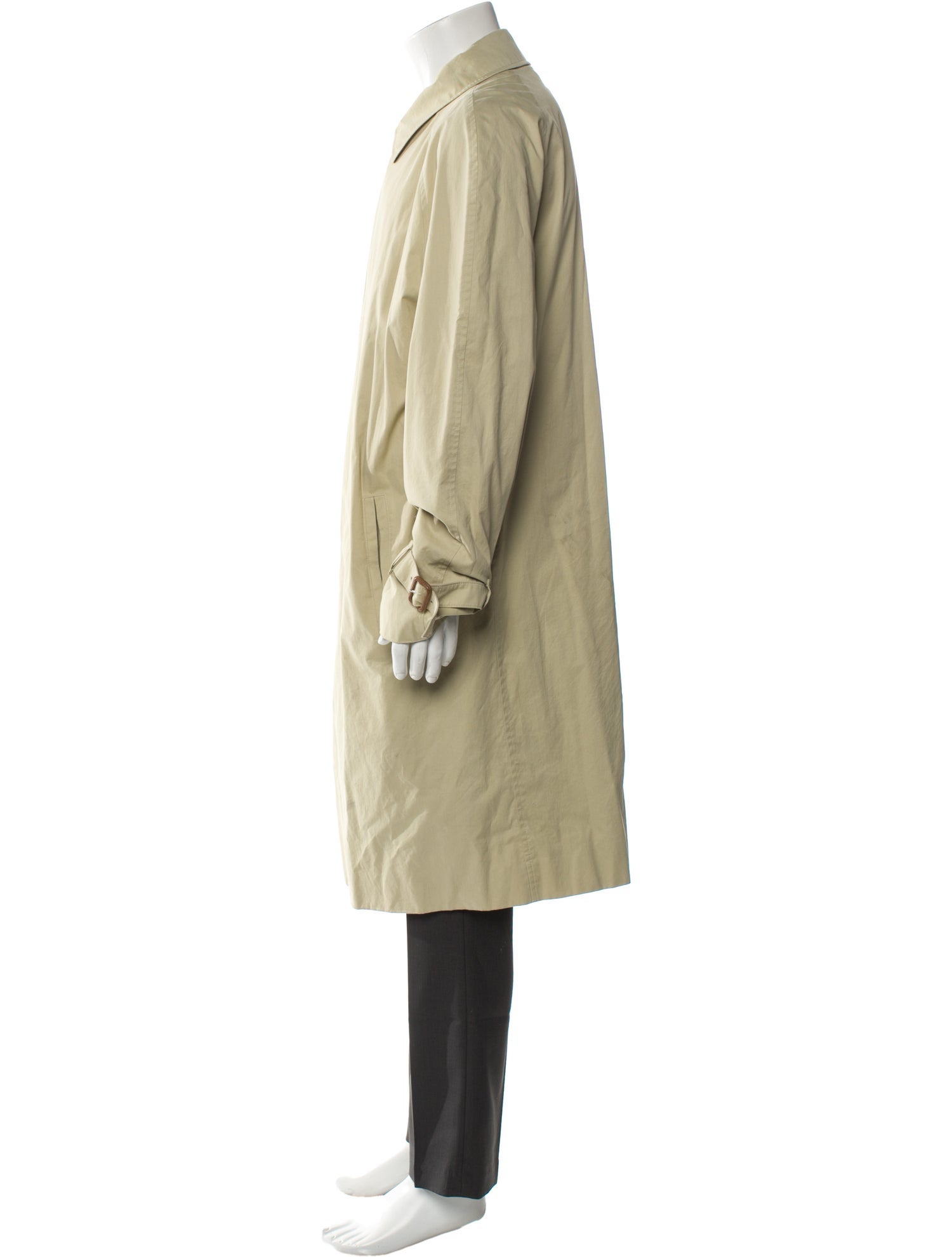 Burberry London Nova Check Pattern Trench Coat