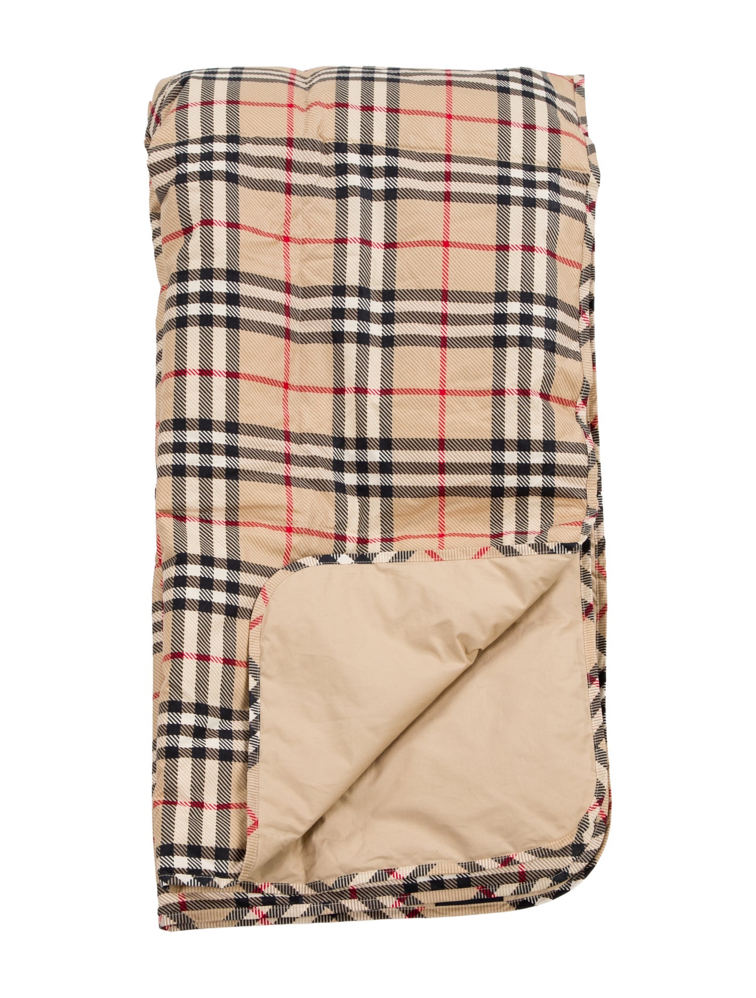Burberry London Nova Check Down Filled Throw Blanket