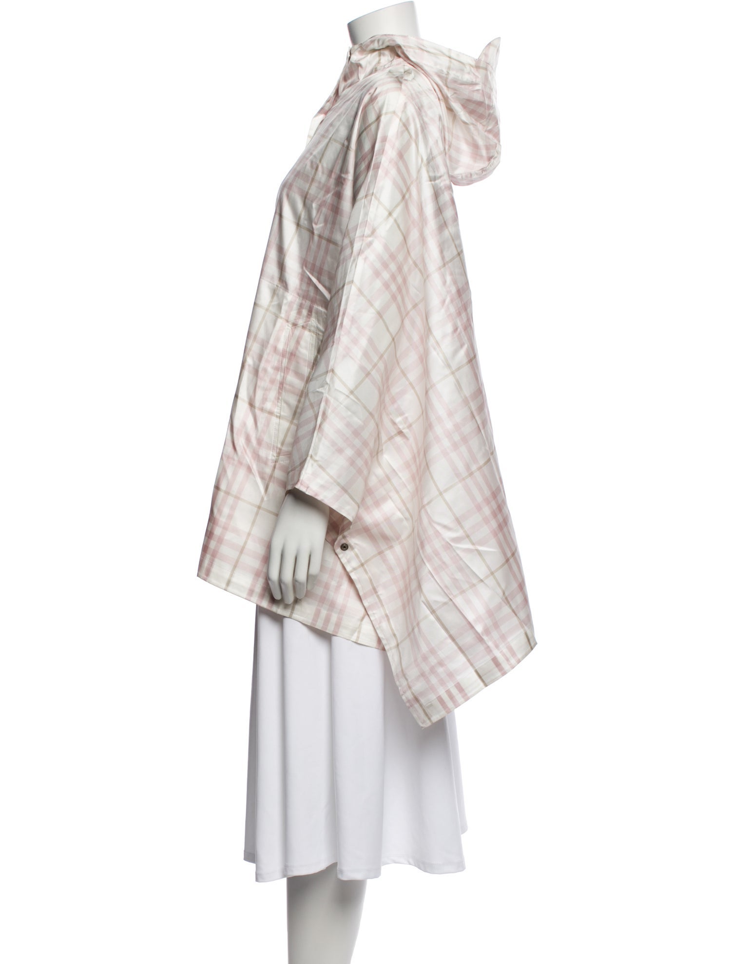 Burberry London Plaid Print Coat