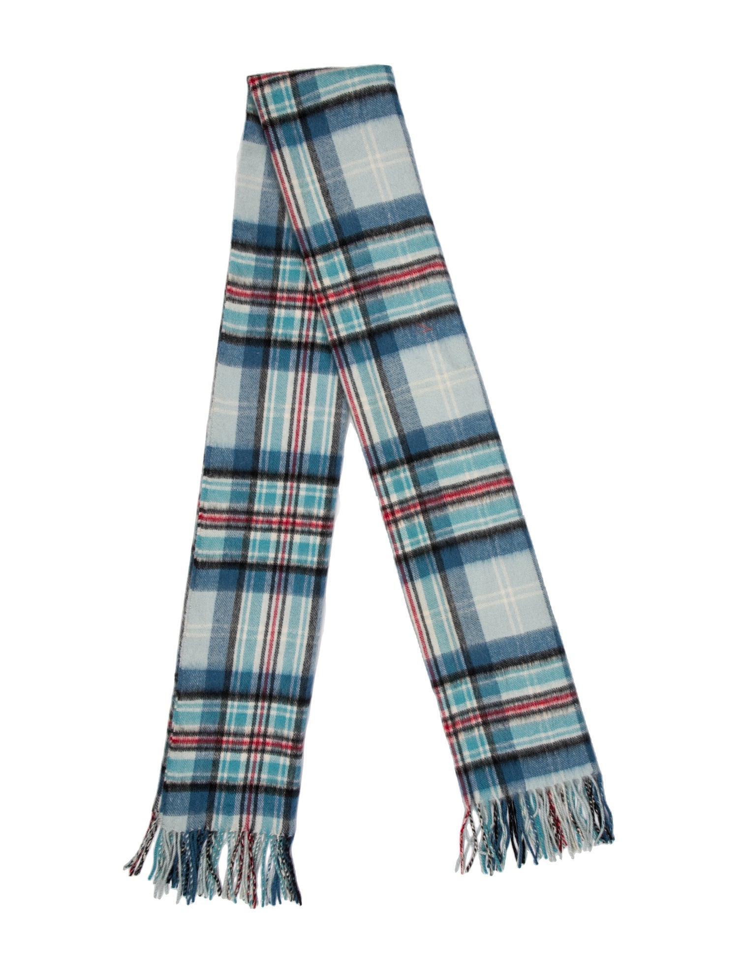 Burberry's Cashmere Nova Check Pattern Scarf