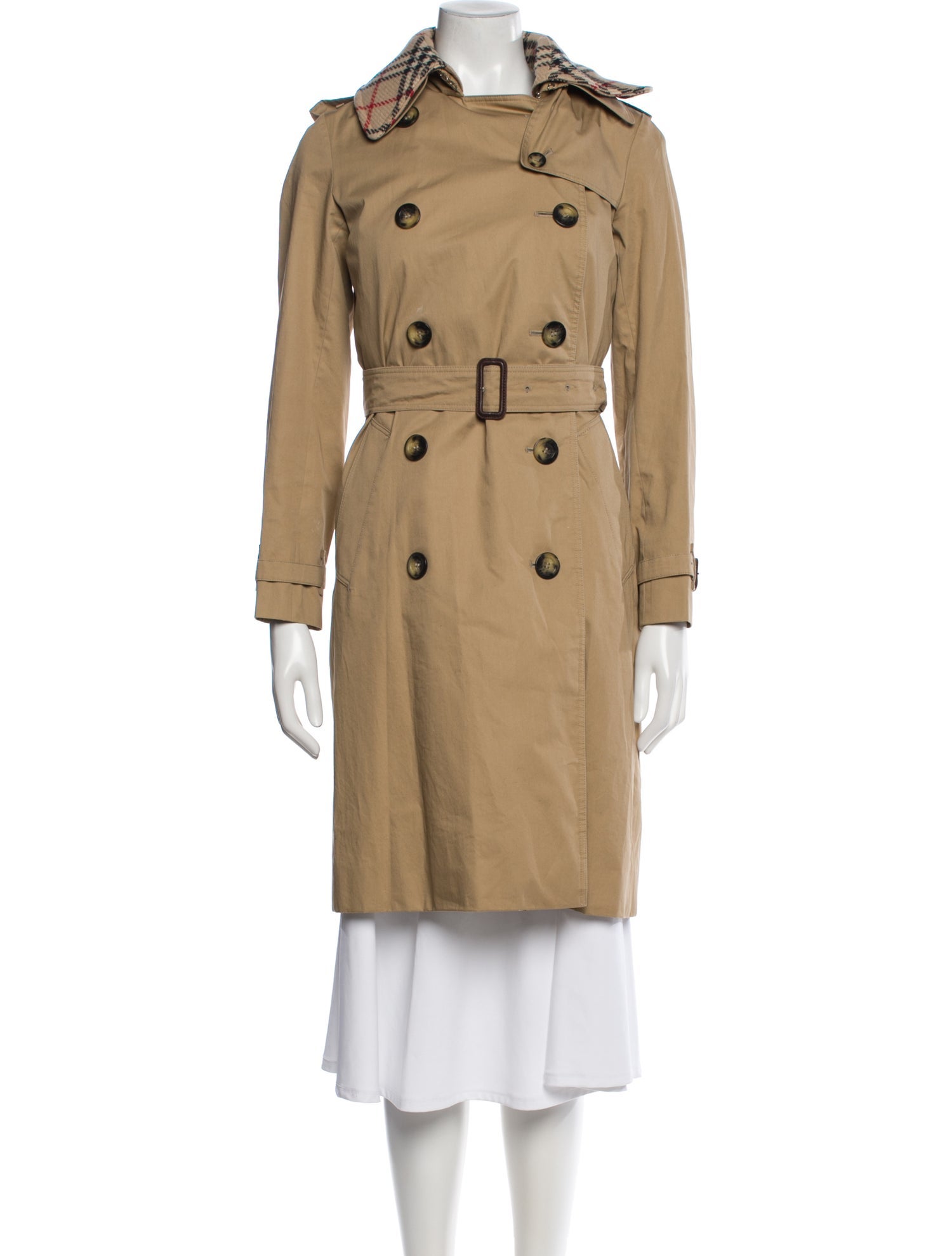 Burberry London Wool Trench Coat