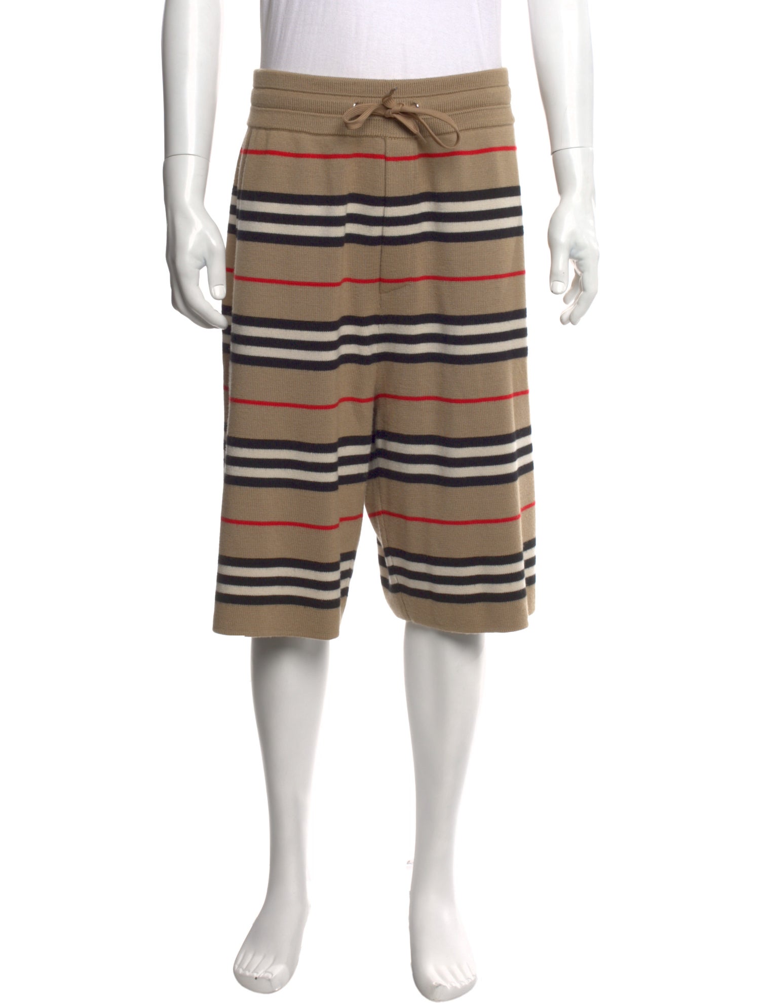 Burberry Merino Wool Jogger Shorts