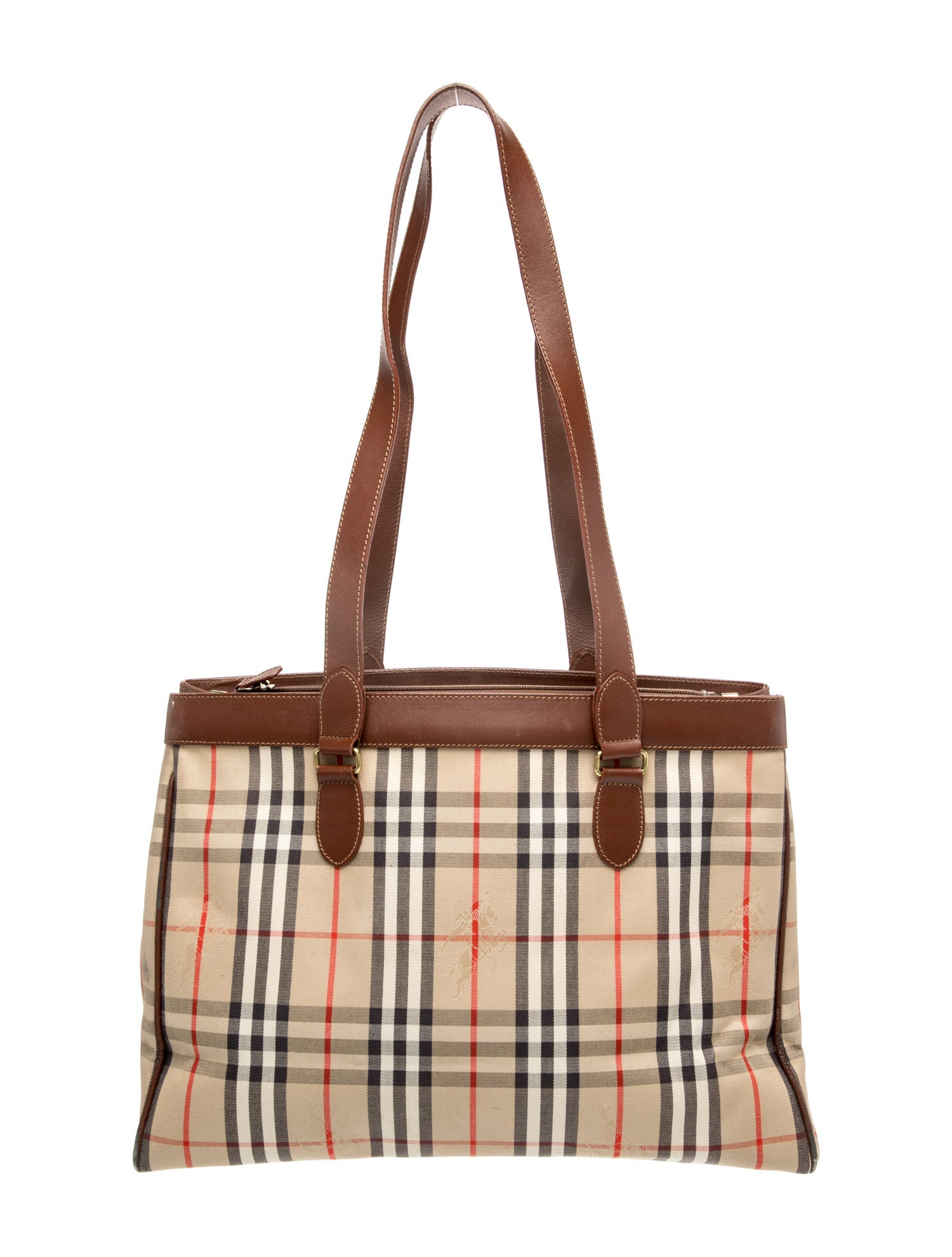 Burberry London Nova Check Shoulder Bag Vintage - Neutrals