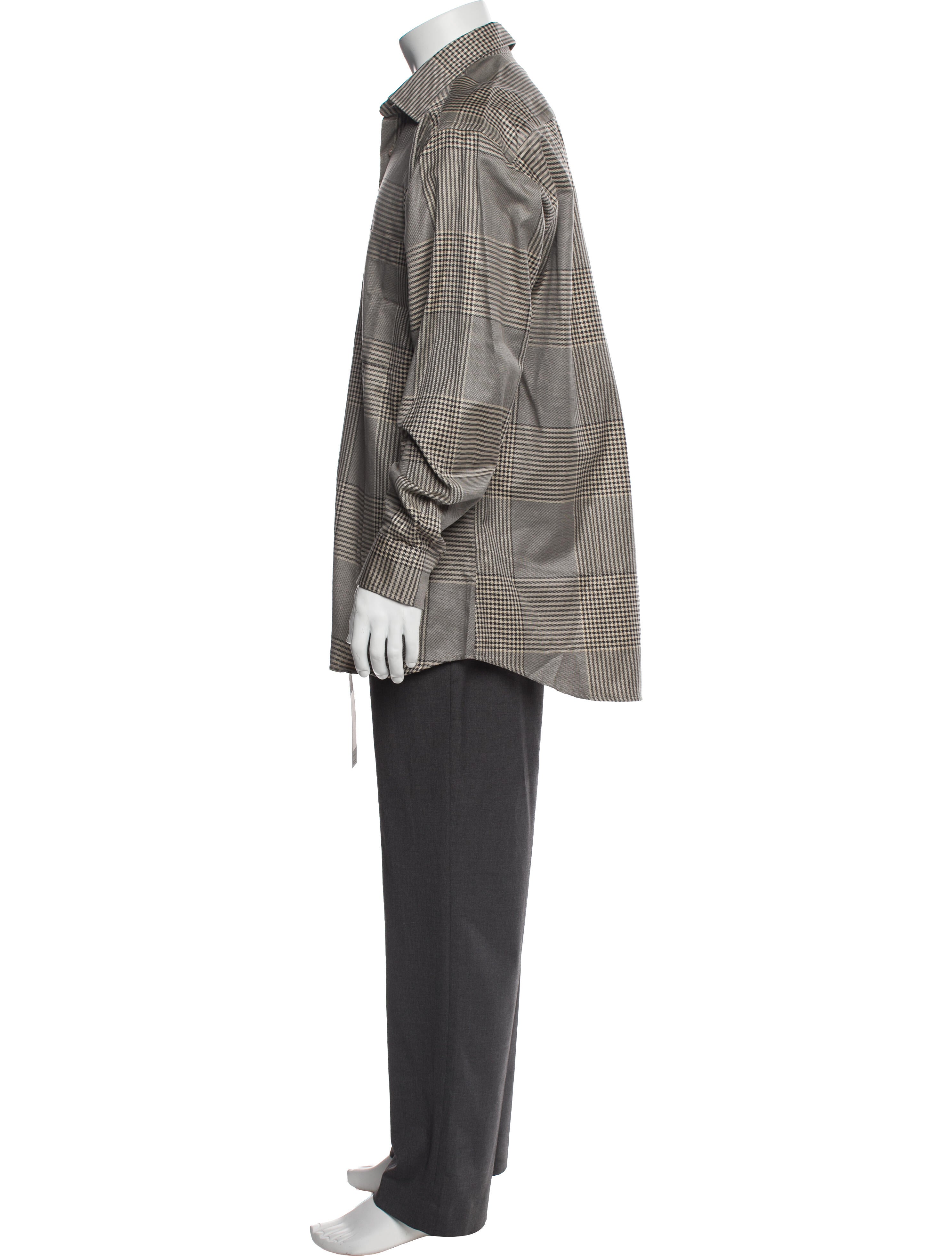 Burberry London Plaid Print Long Sleeve Shirt w/ Tags