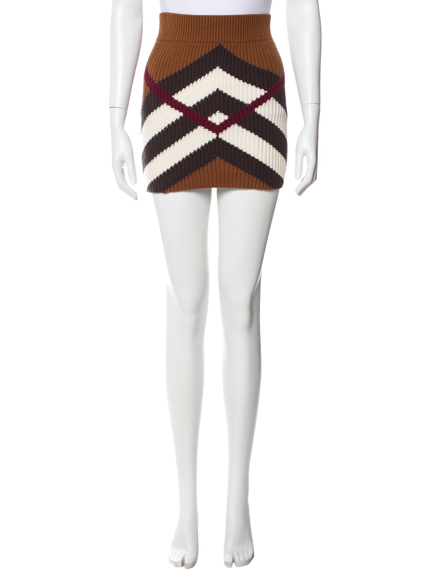 Burberry Cashmere Mini Skirt