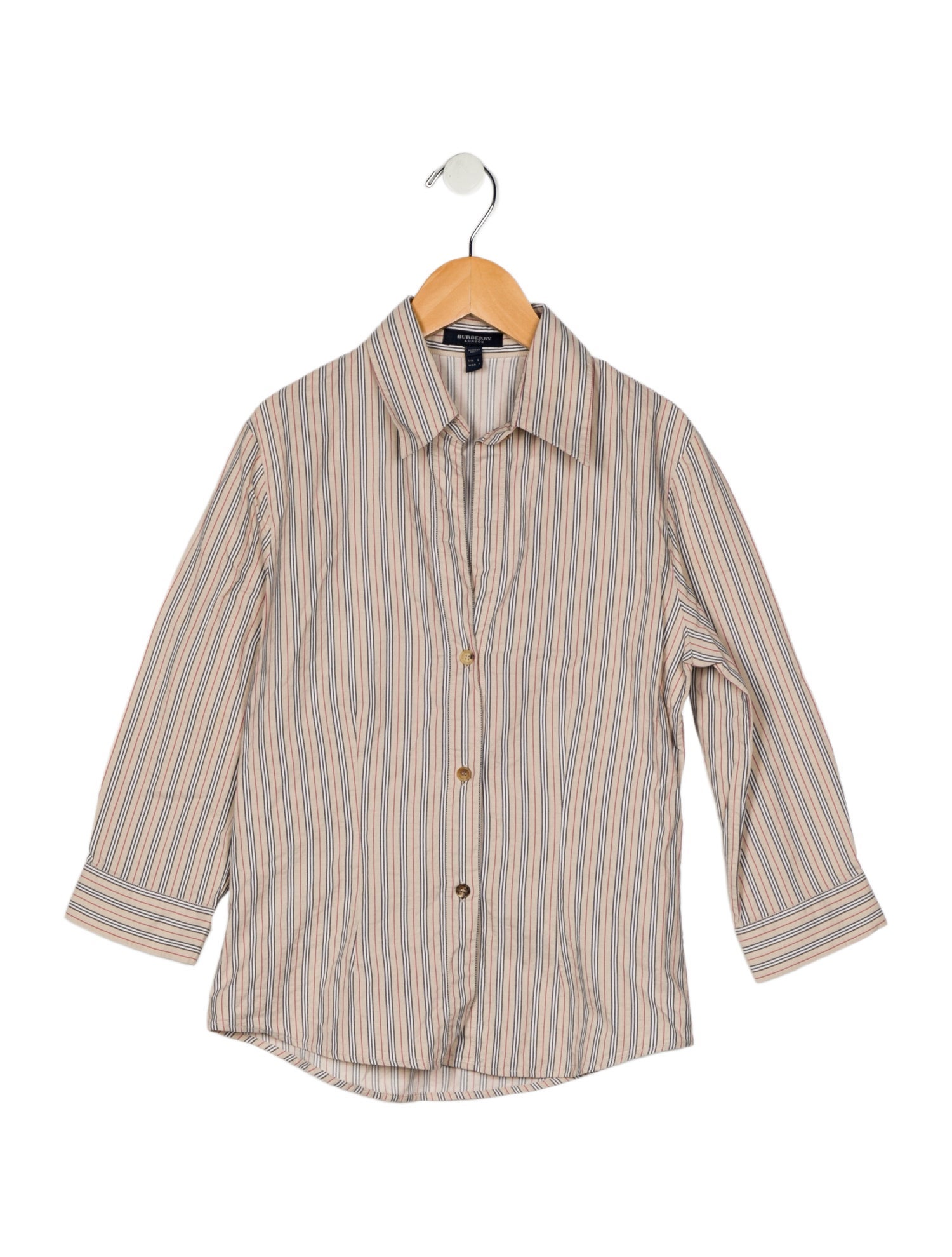 Burberry London Toddler Boys' Stripe Button-Up Shirt