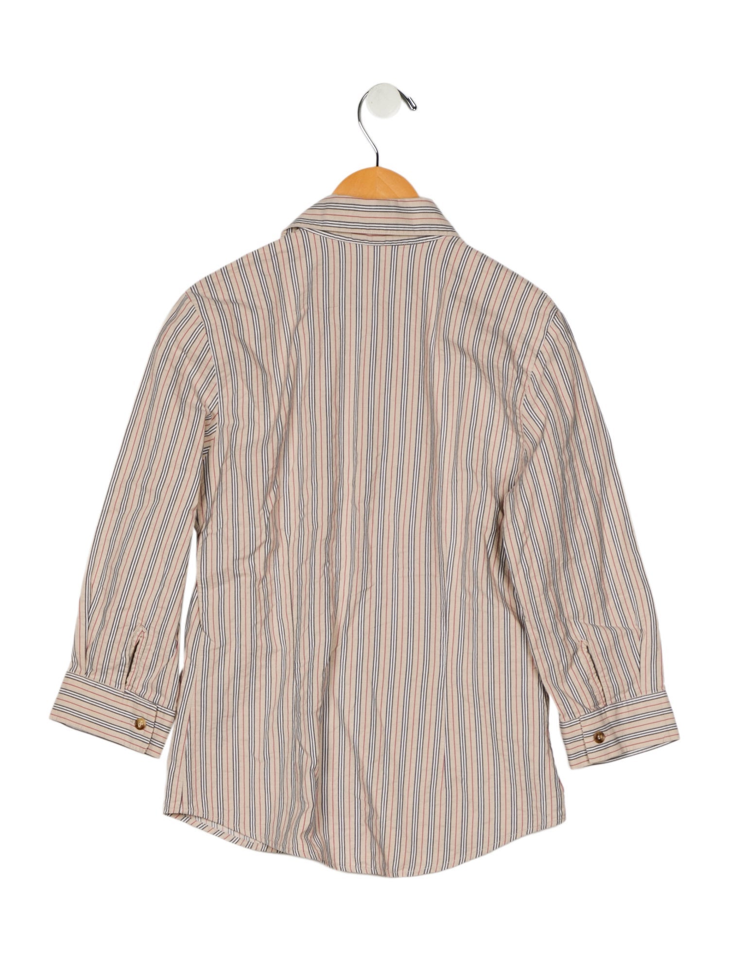 Burberry London Toddler Boys' Stripe Button-Up Shirt