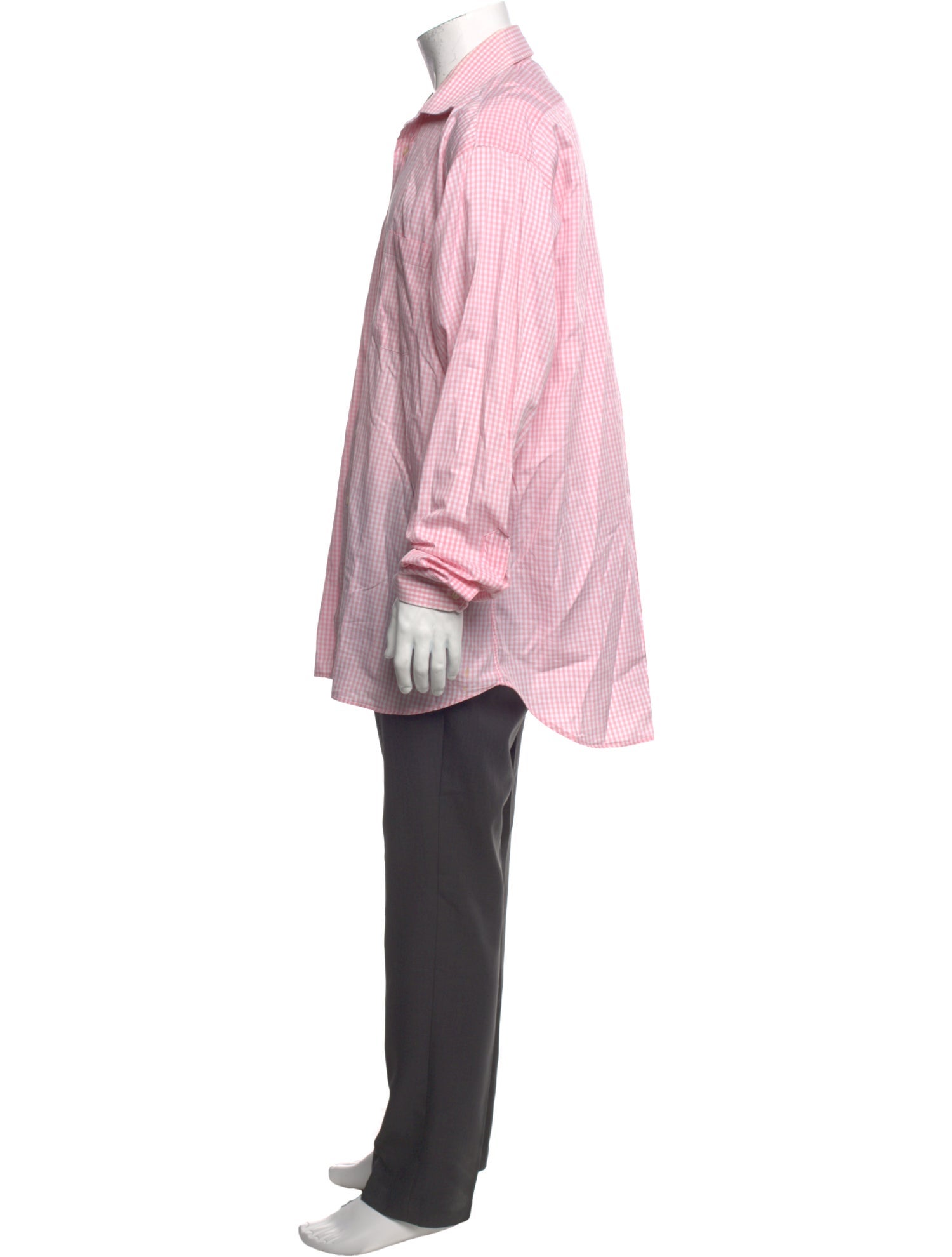 Burberry London Striped Long Sleeve Dress Shirt
