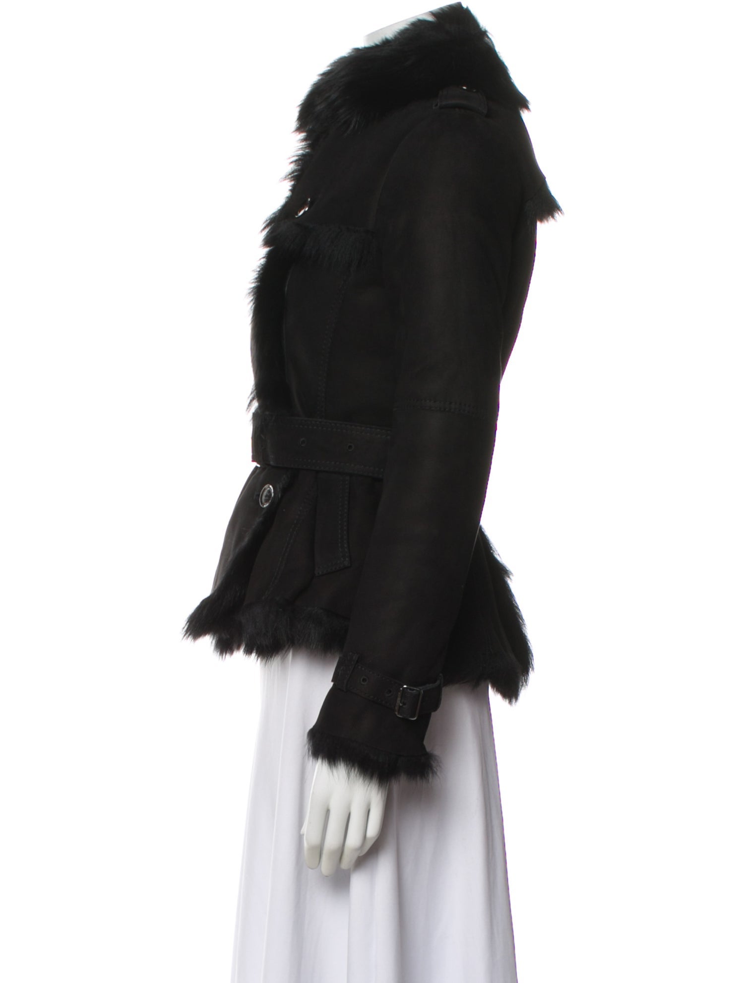 Burberry London Shearling Fur Jacket