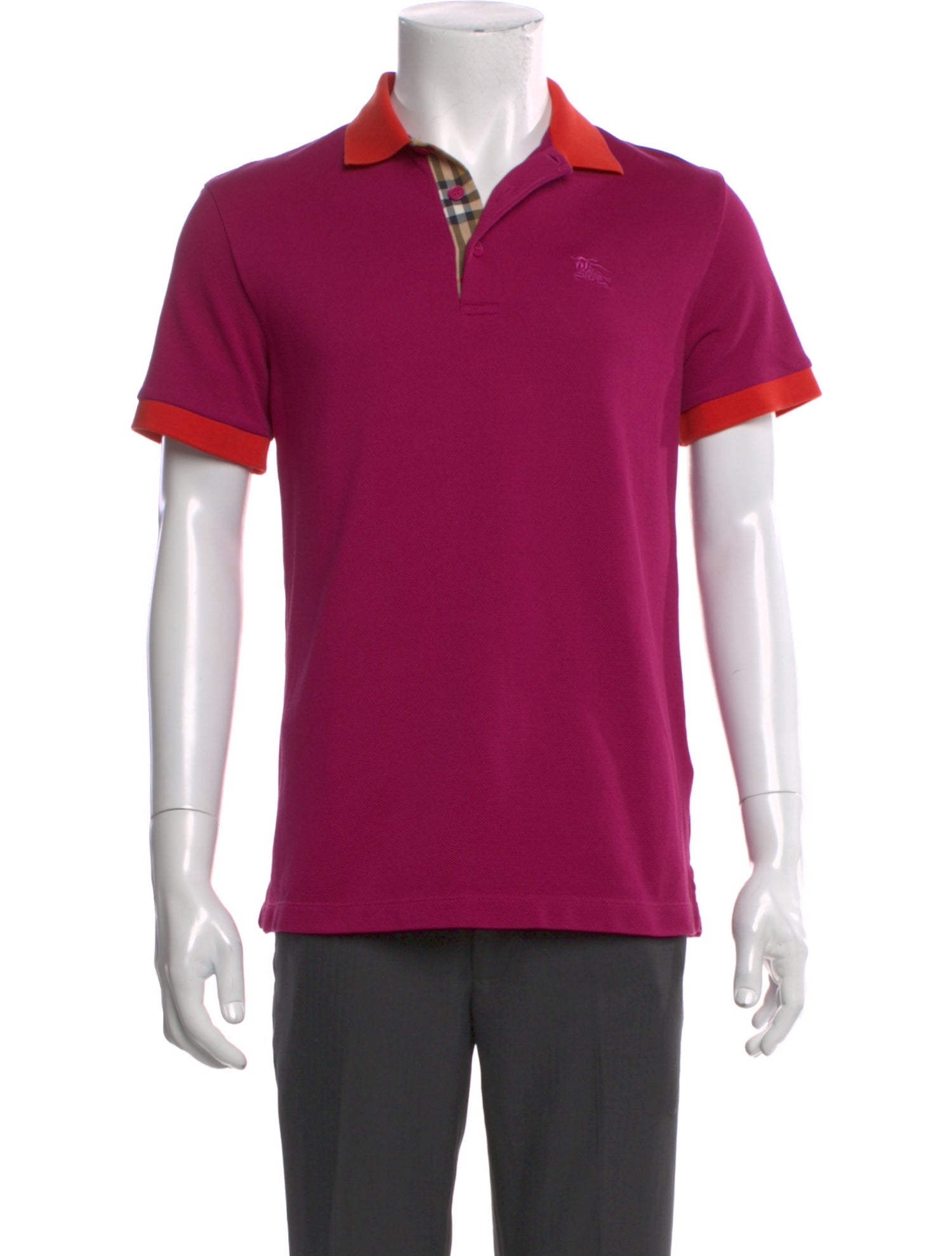 Burberry Collar Short Sleeve Polo Shirt