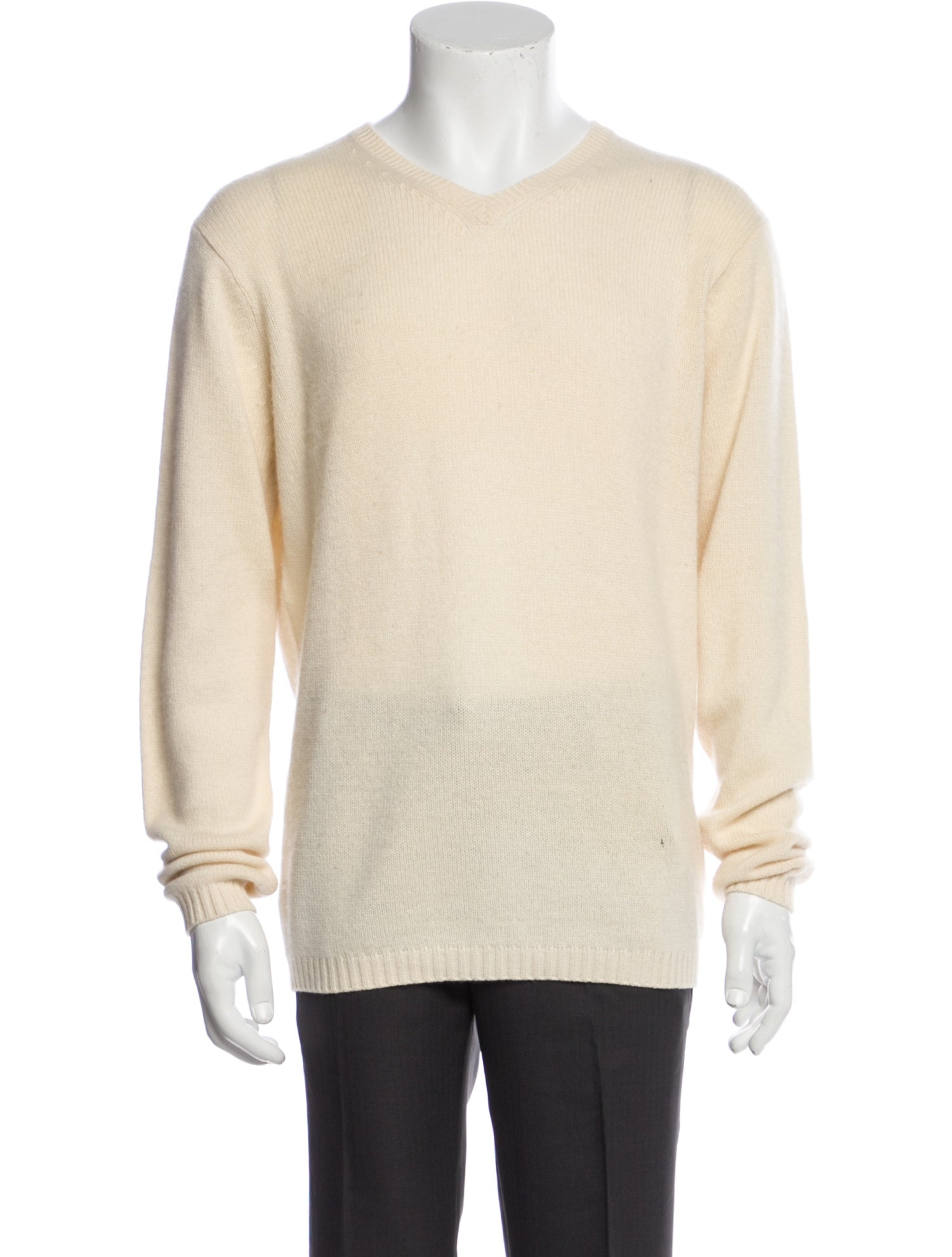 Burberry London Cashmere V-Neck Pullover