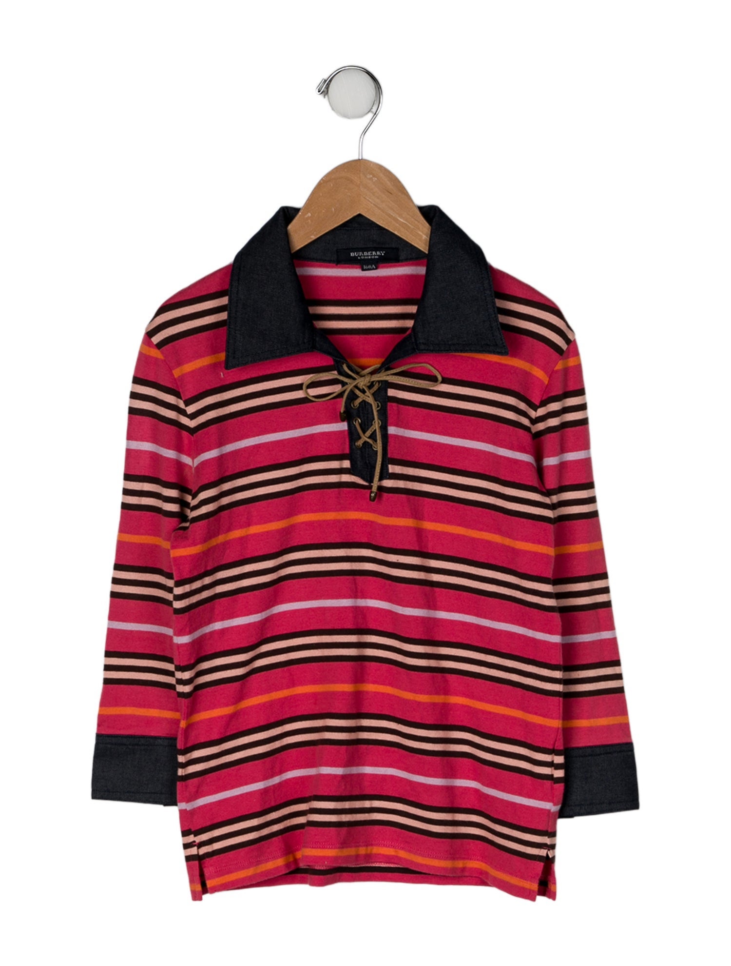 Burberry London Long Sleeve Shirt - Pink Sizes 7-16, Girls 