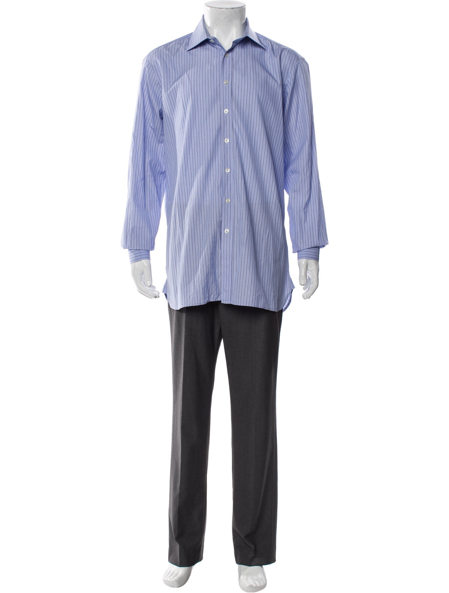Burberry London Vintage Striped Dress Shirt