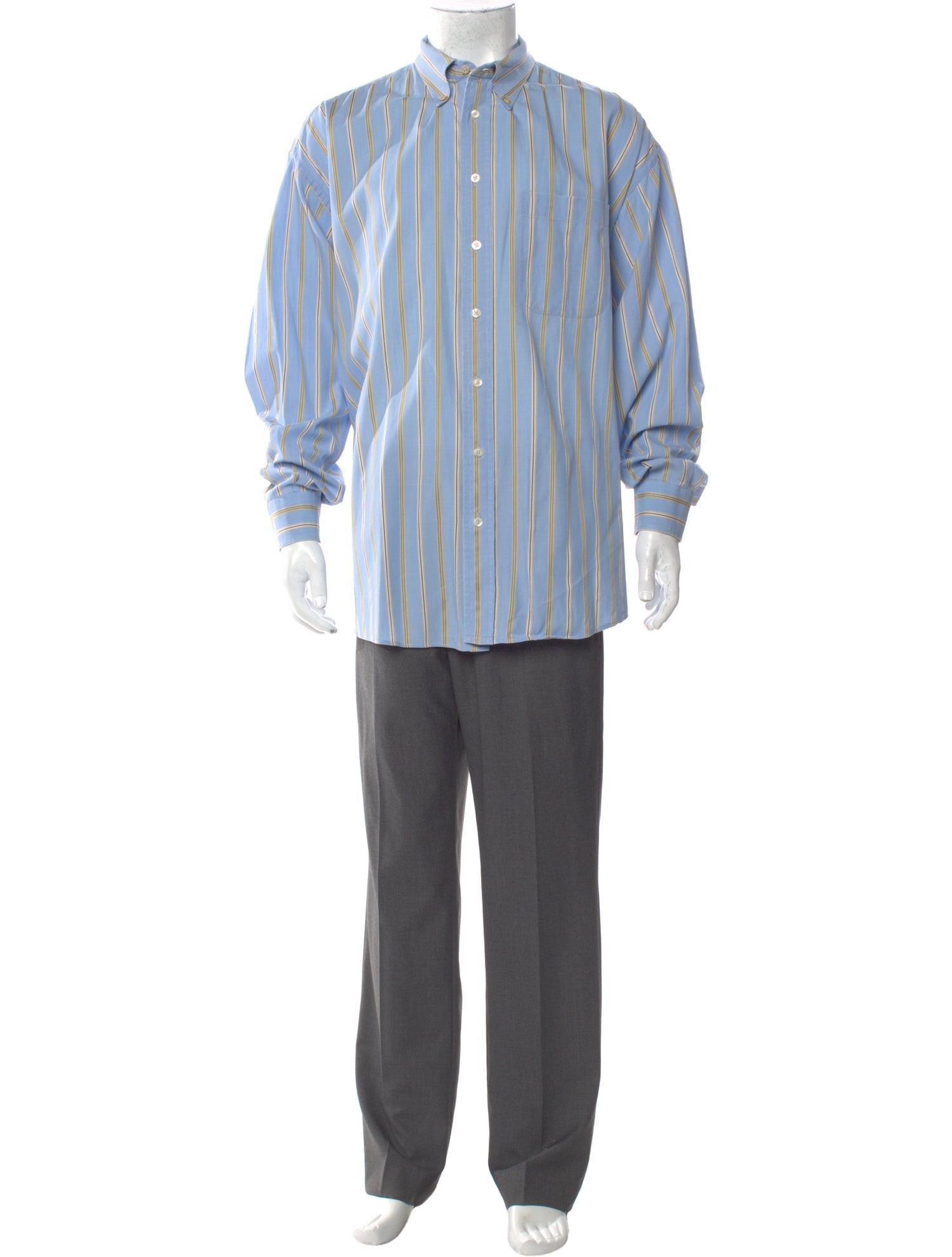 Burberry London Striped Long Sleeve Shirt